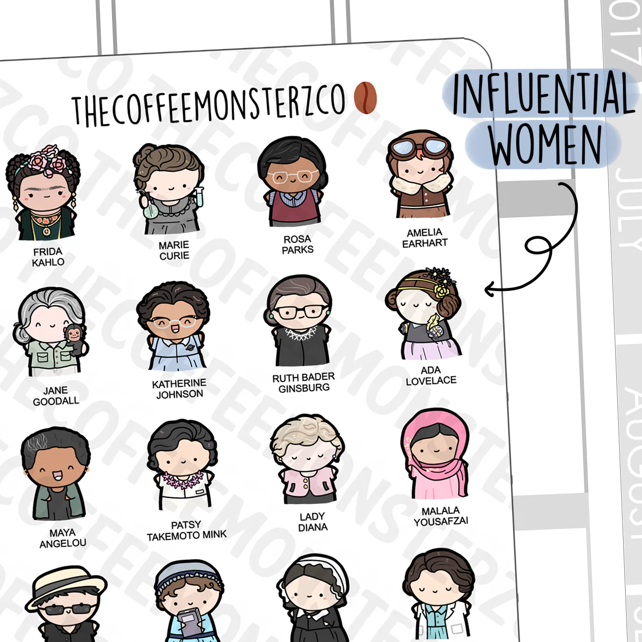 Influential Women Emotis Pt.1