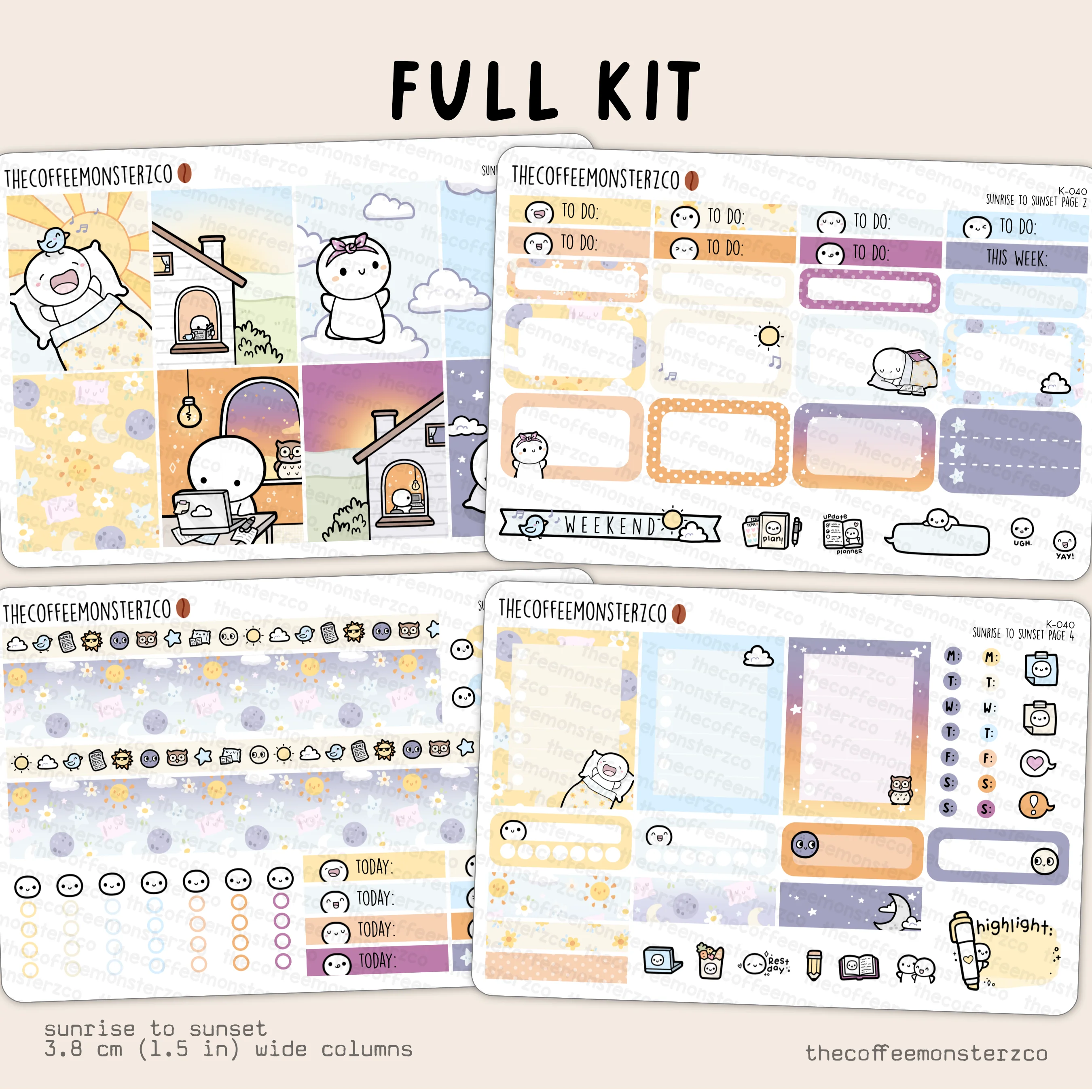 Sunrise To Sunset - Mini Kit