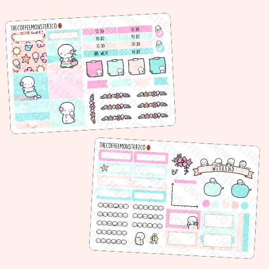 Summer Fun Hobonichi Cousin Kit