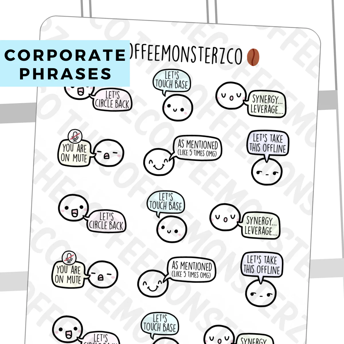 Corporate Phrases Emotis