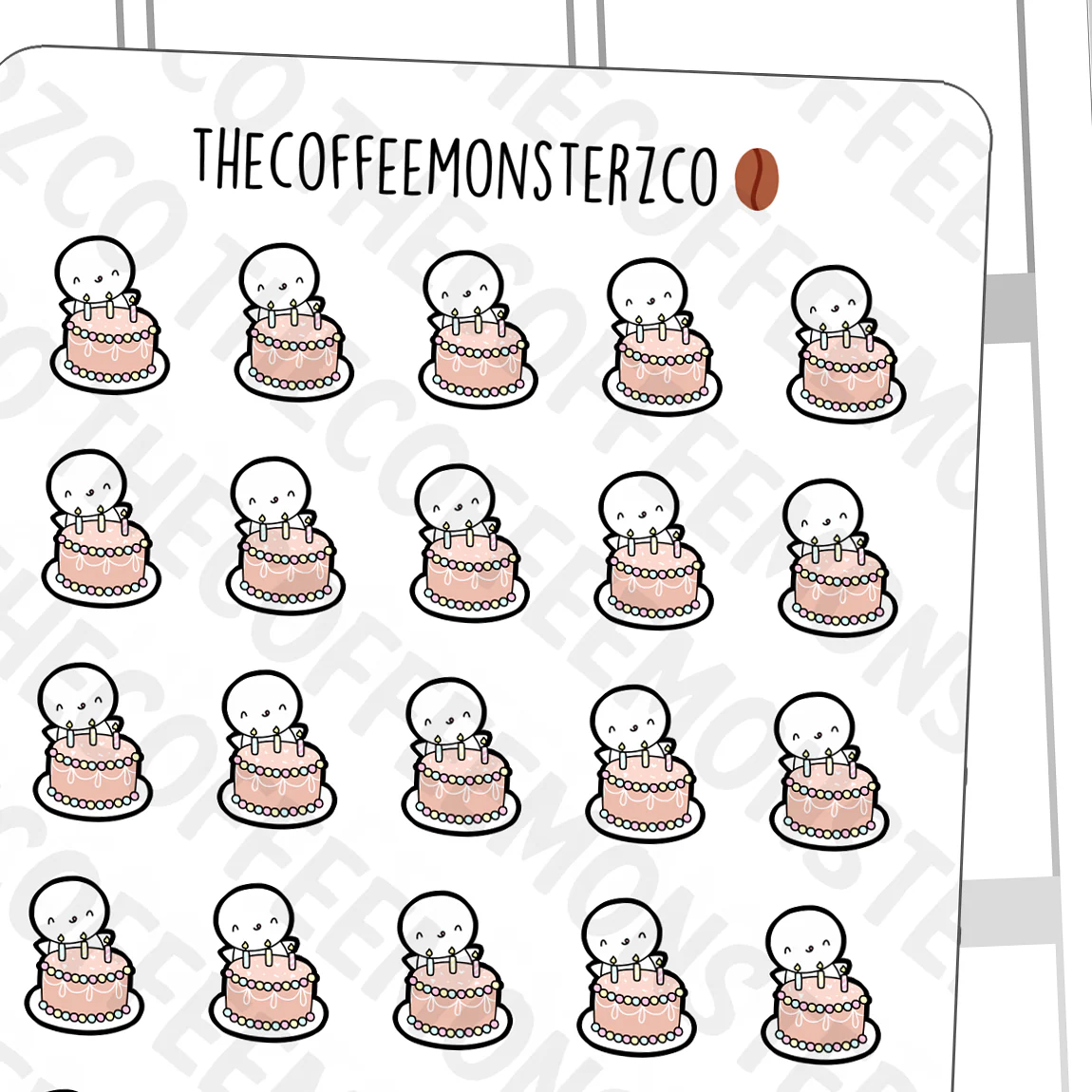 Birthday Cake Emotis Icon