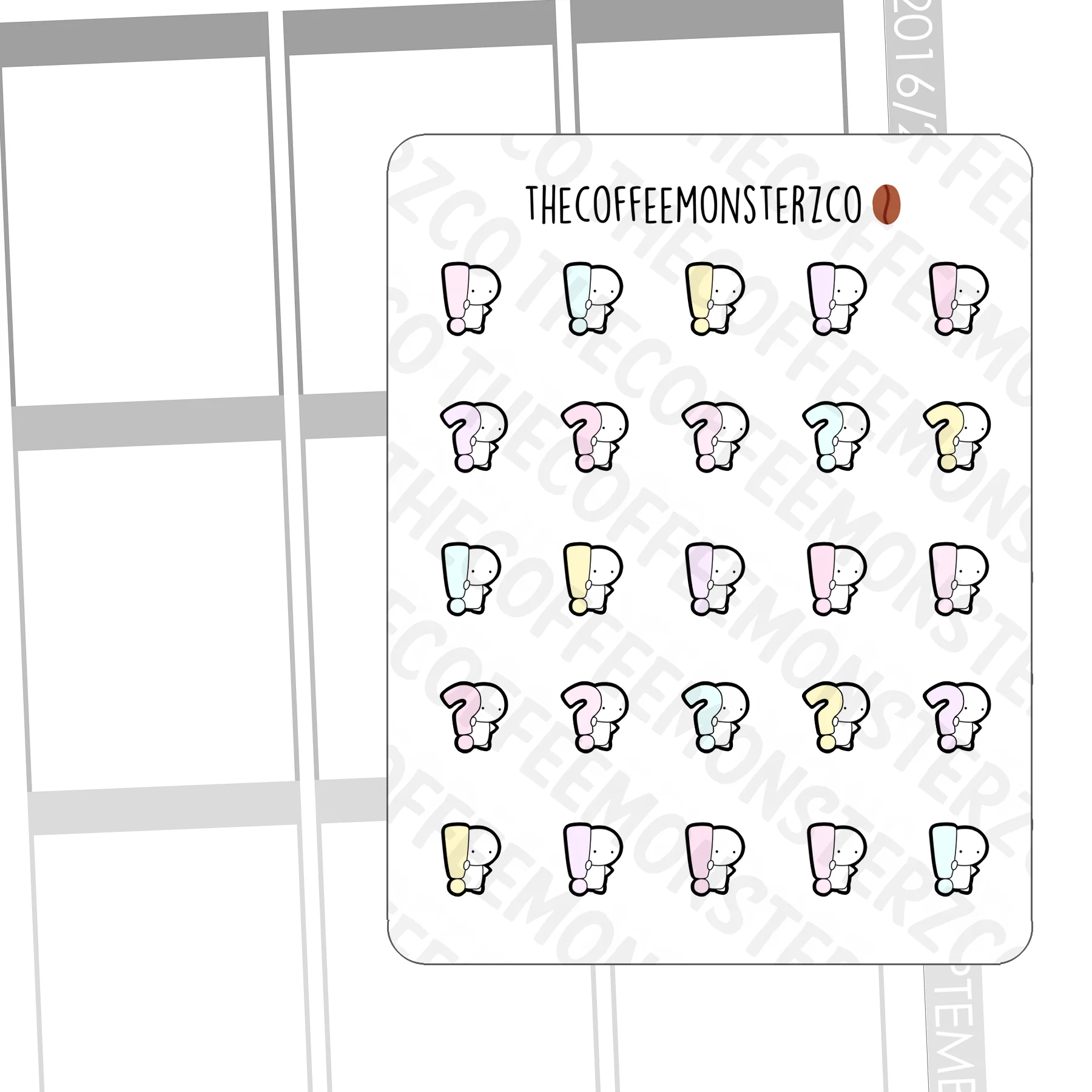 Exclamation Doodle Icons