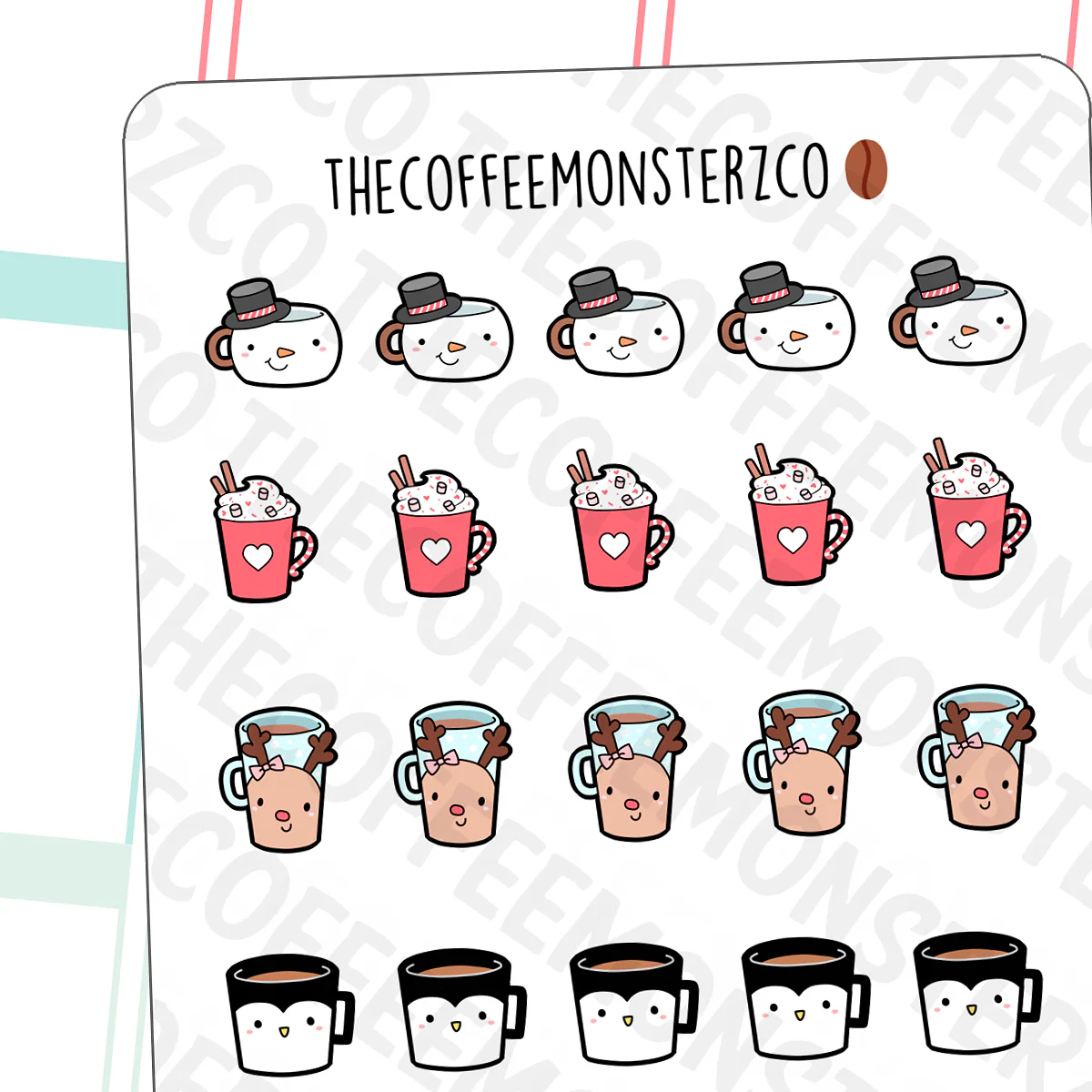 Holiday Mug Doodles (FINAL STOCK)