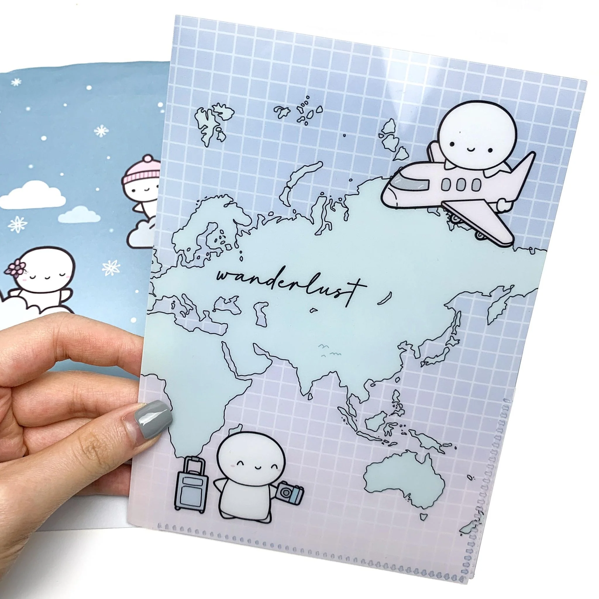Wanderlust - Plastic File Folder