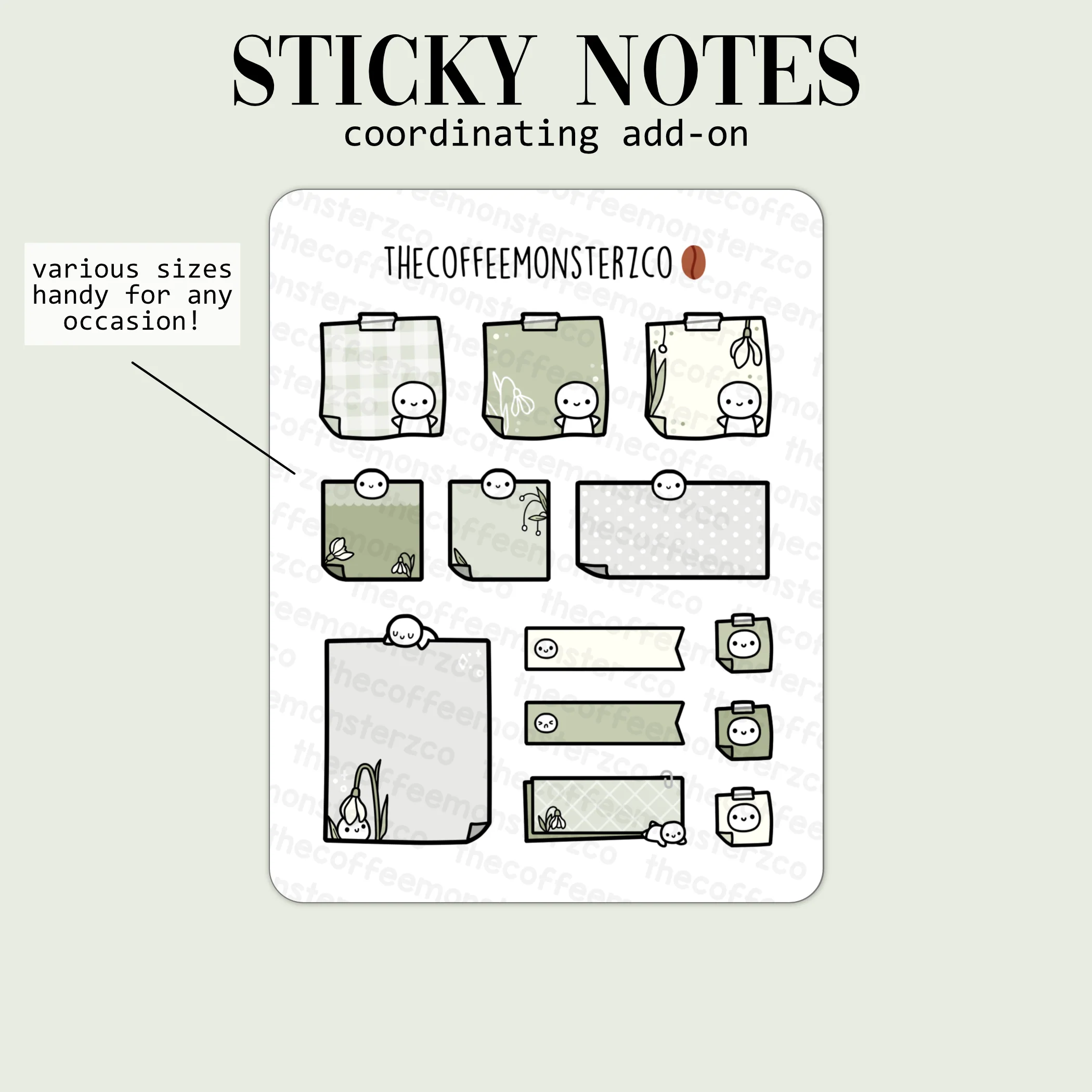 2024 Coordinating Add-ons - Sticky Notes - Part 1