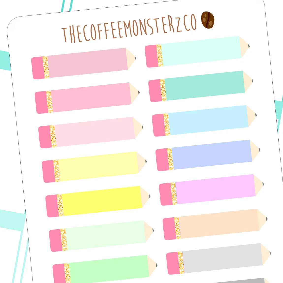 Helen's Favourite Pencil Stickers (FINAL STOCK)