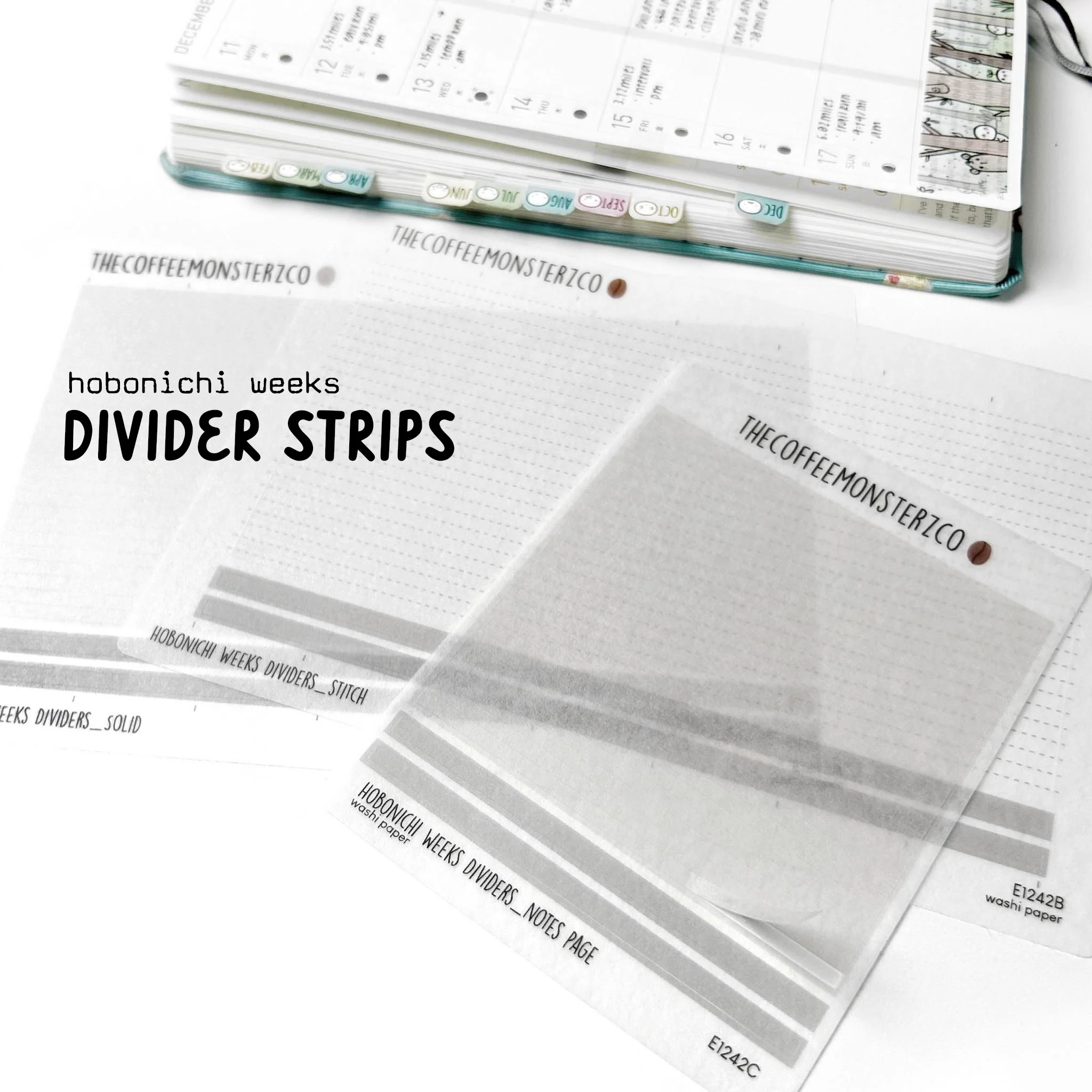 Hobonichi Weeks Dividers