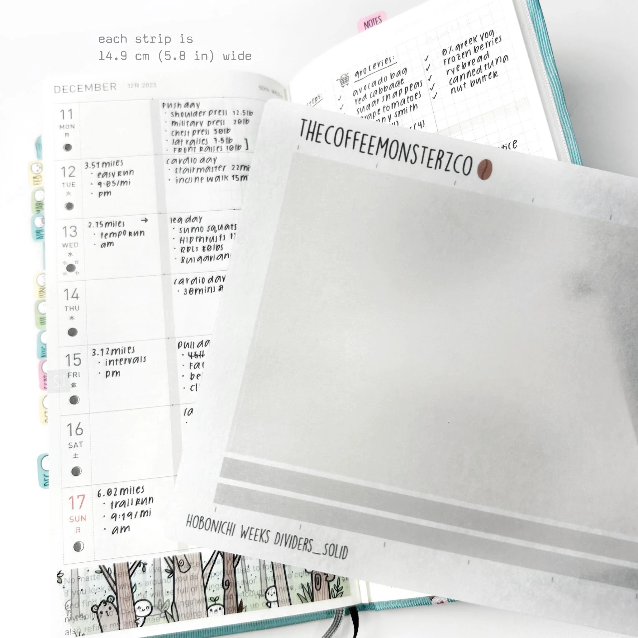 Hobonichi Weeks Dividers