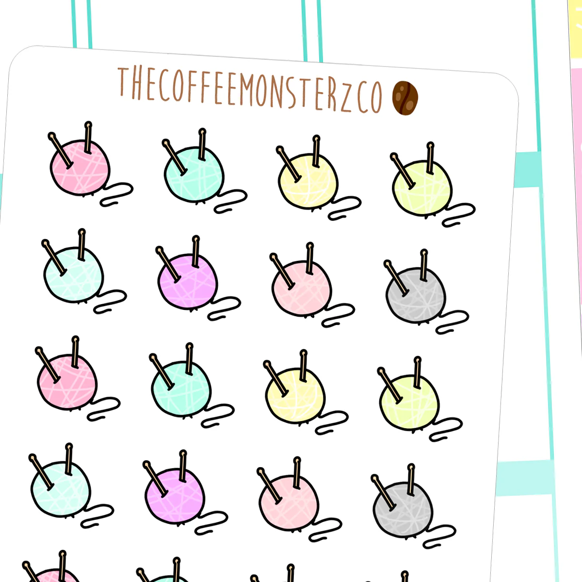 Knitting Doodles (FINAL STOCK)