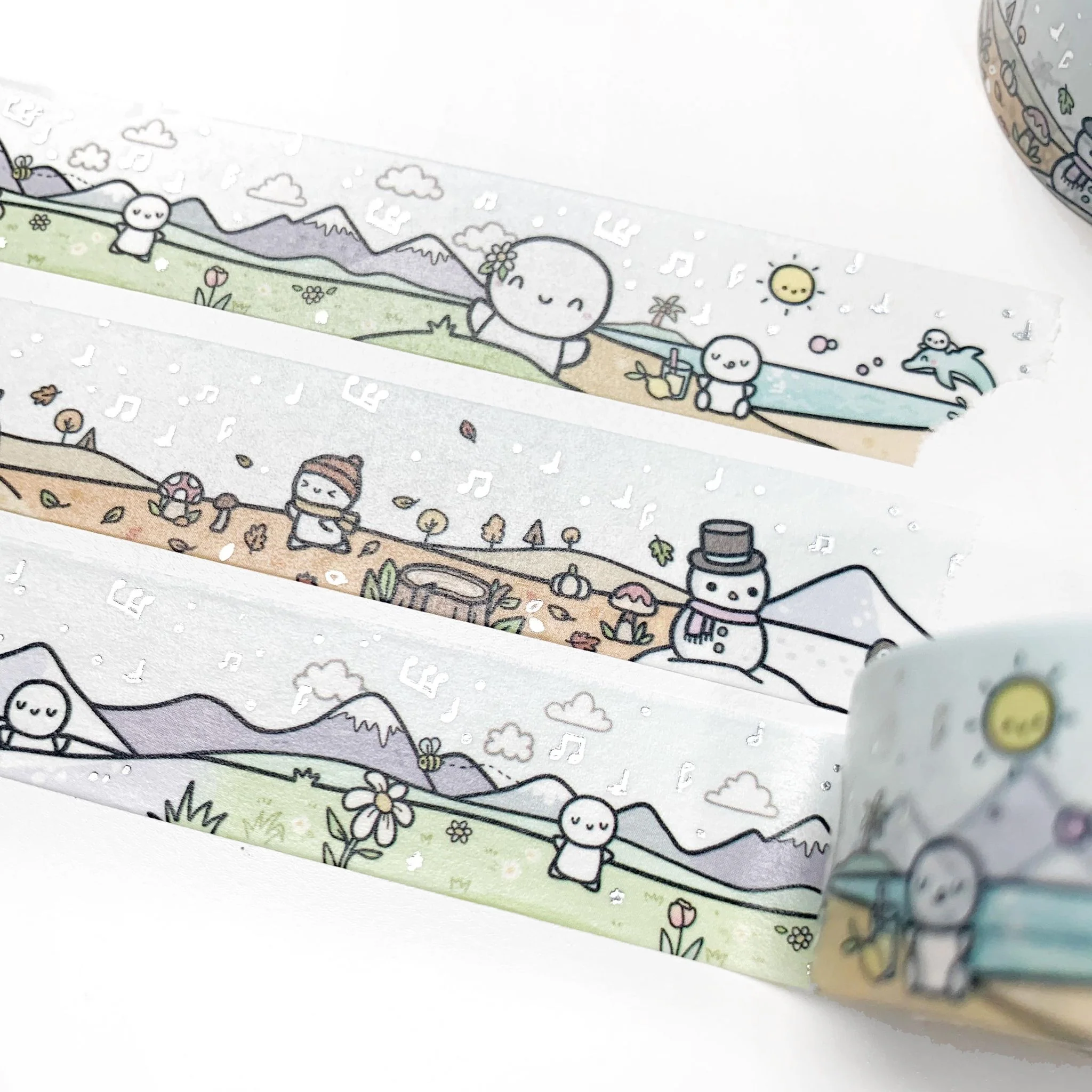 The Four Seasons Washi Tape - 18mm (1 per customer)