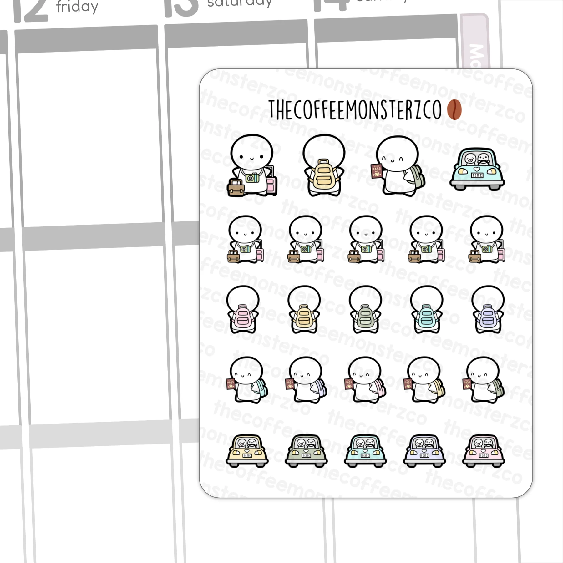 Travel Emotis