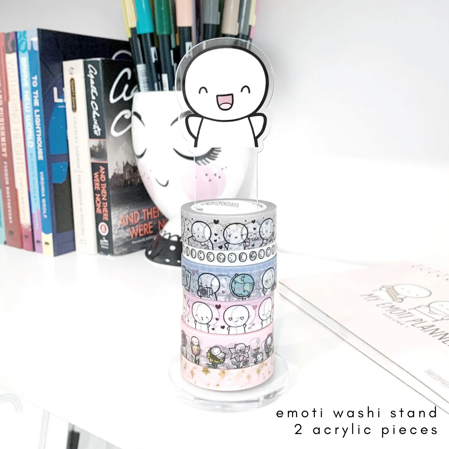 Classic Emoti Acrylic Washi Stand