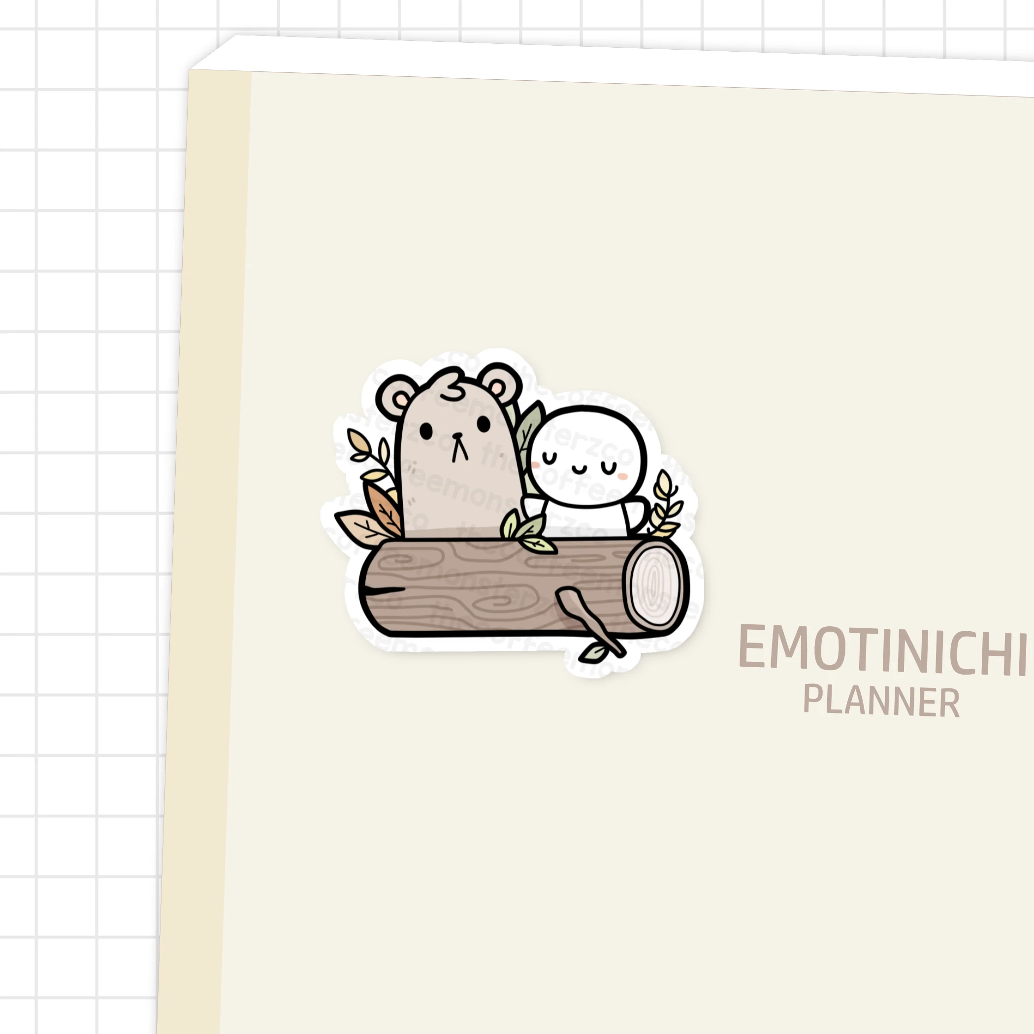 Oh, A Log - Vinyl Sticker