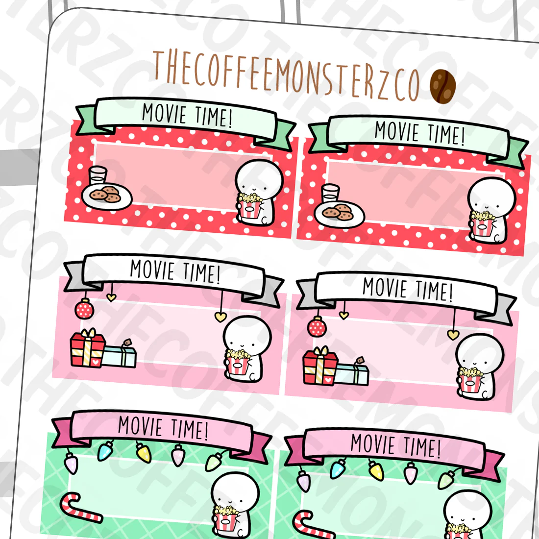 Christmas Emoti Movie Marquees (FINAL STOCK)