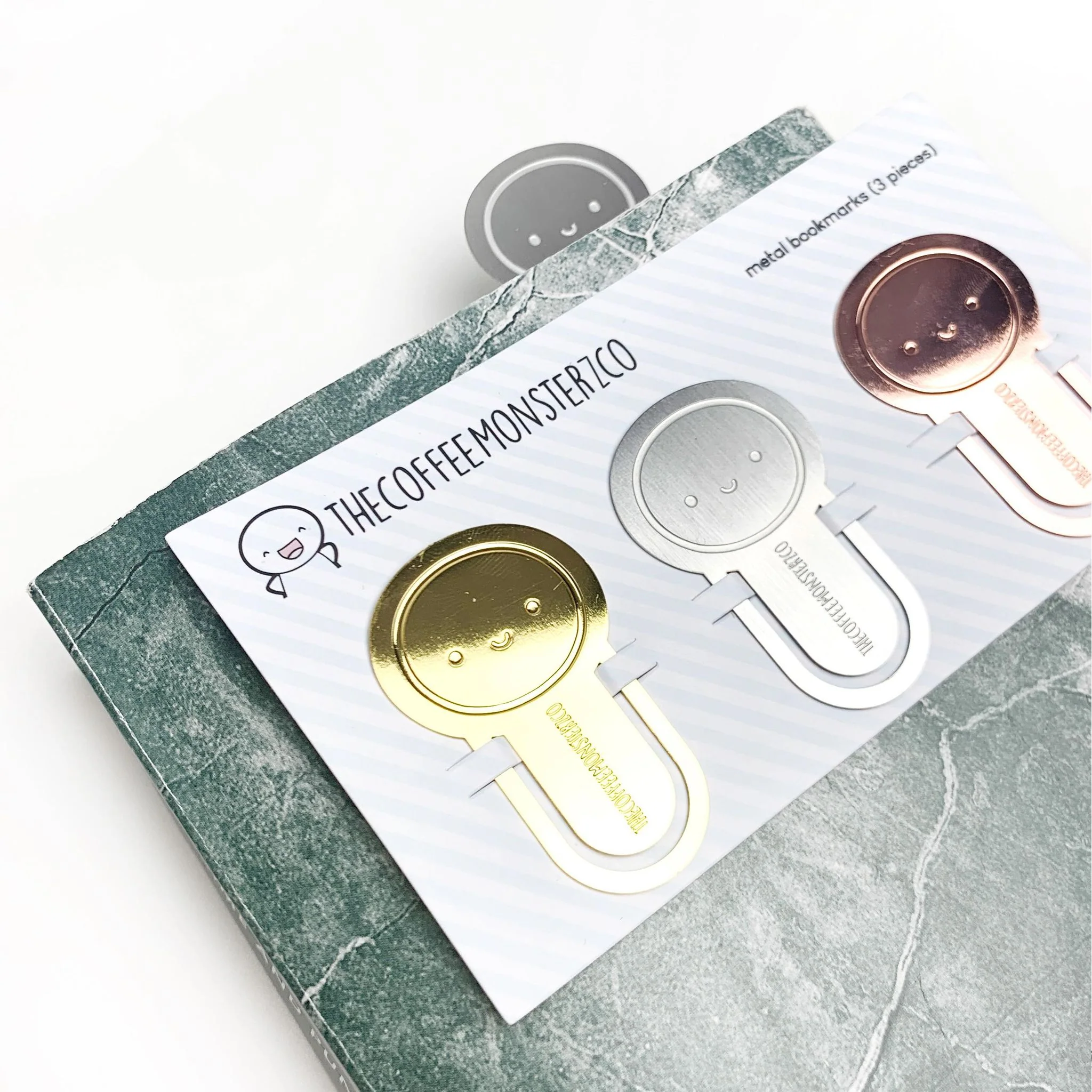Misfit Emoti Metal Bookmark Trio (FINAL STOCK 2 per customer)