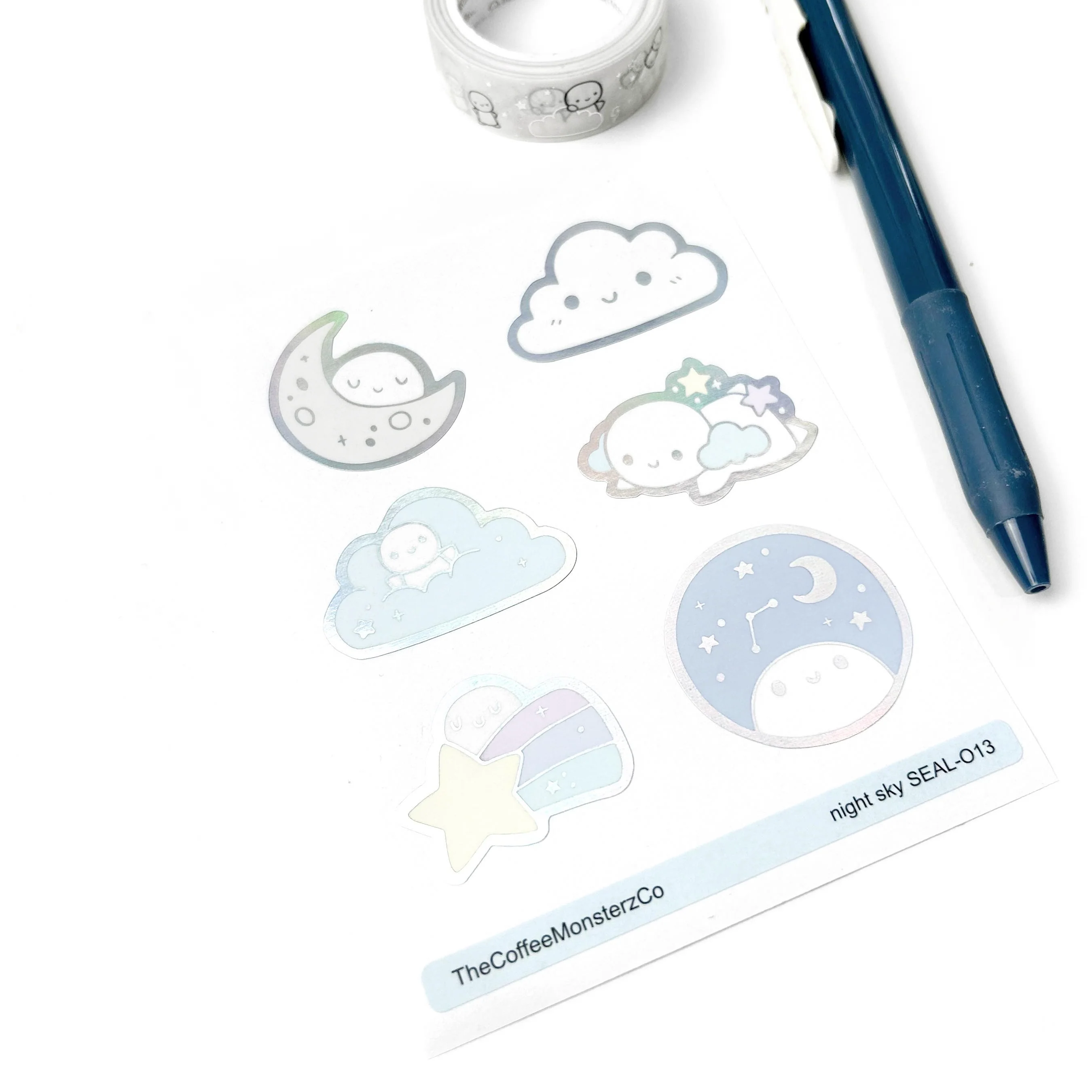 Night Sky - Sticker Seals