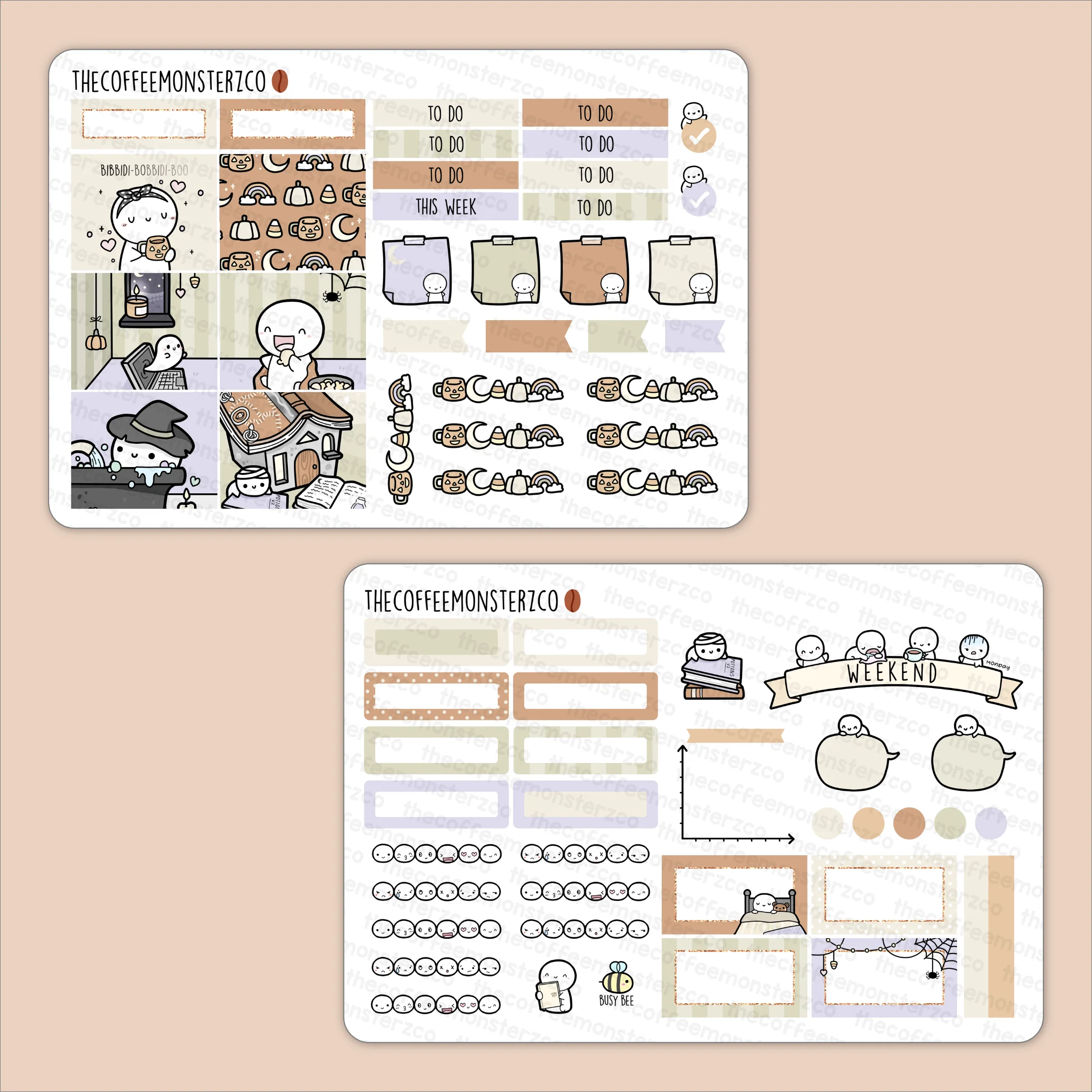 Cozy Halloween Hobonichi Cousin Kit