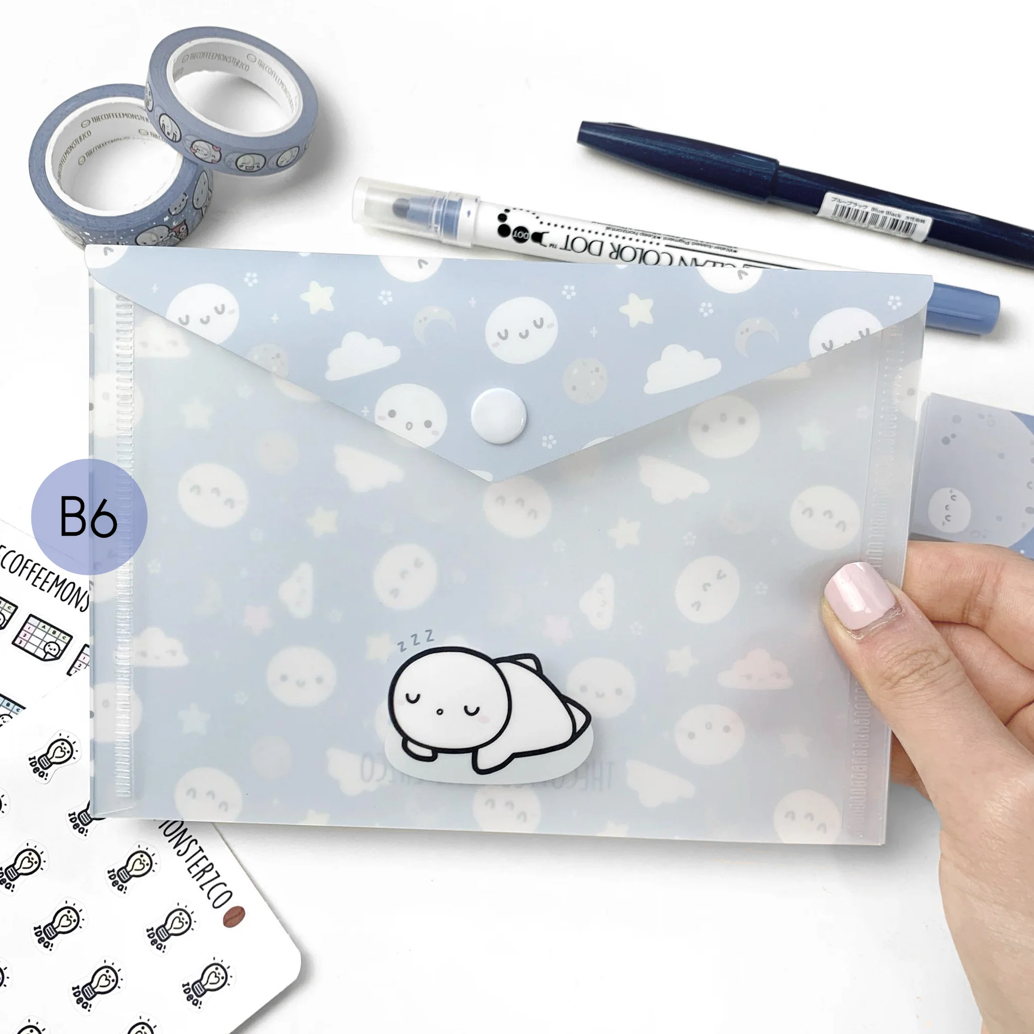 Evening Essentials B6 - Plastic Sticker Envelope (1 per customer)