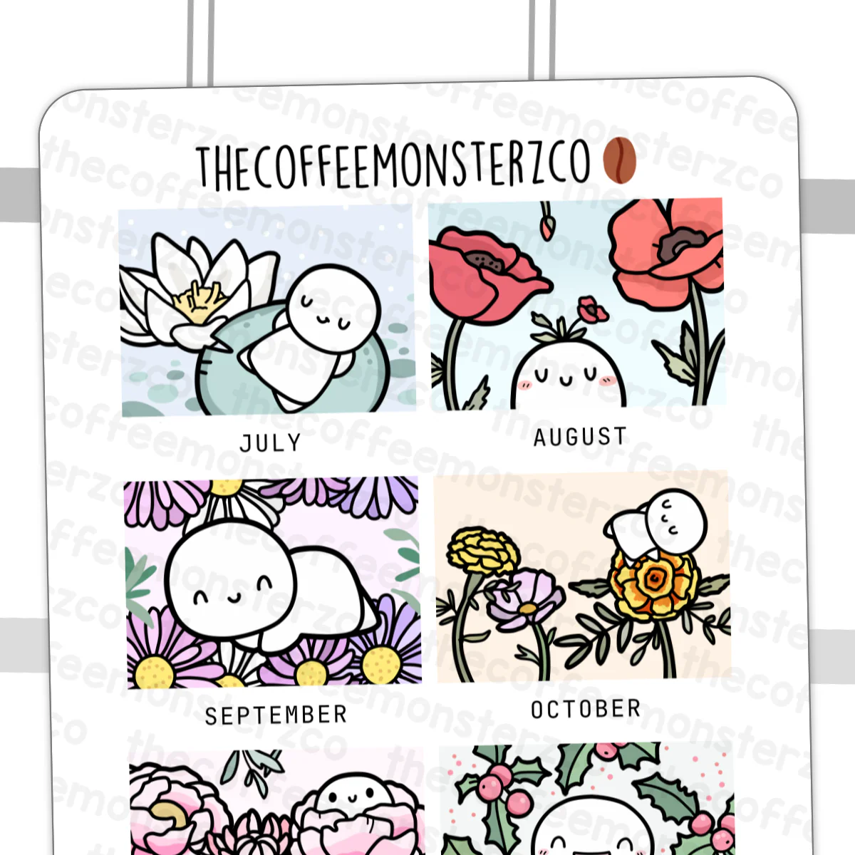 2024 Hobonichi Cousin Monthly Artwork Part 2