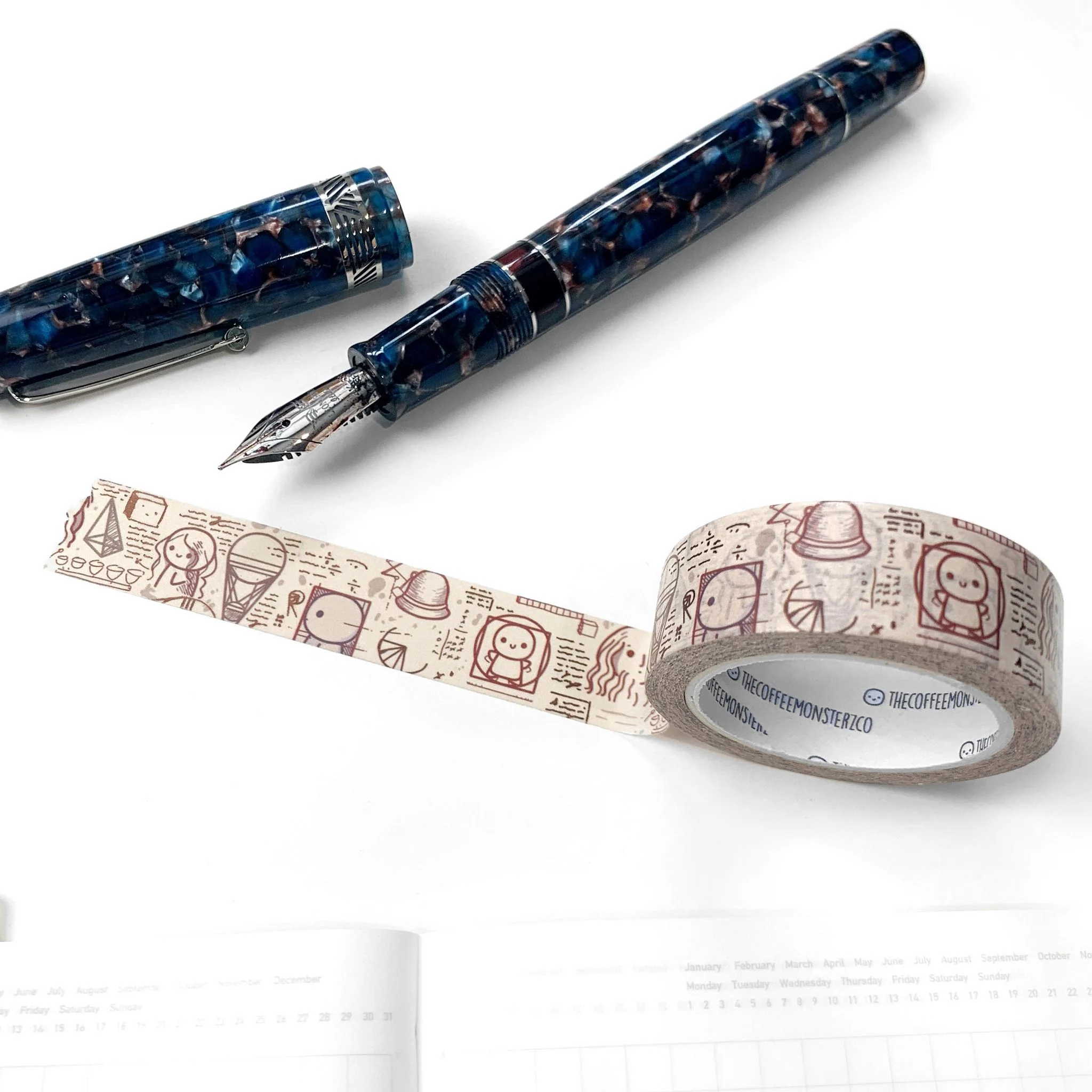 Ode To Da Vinci Washi Tape - 15mm
