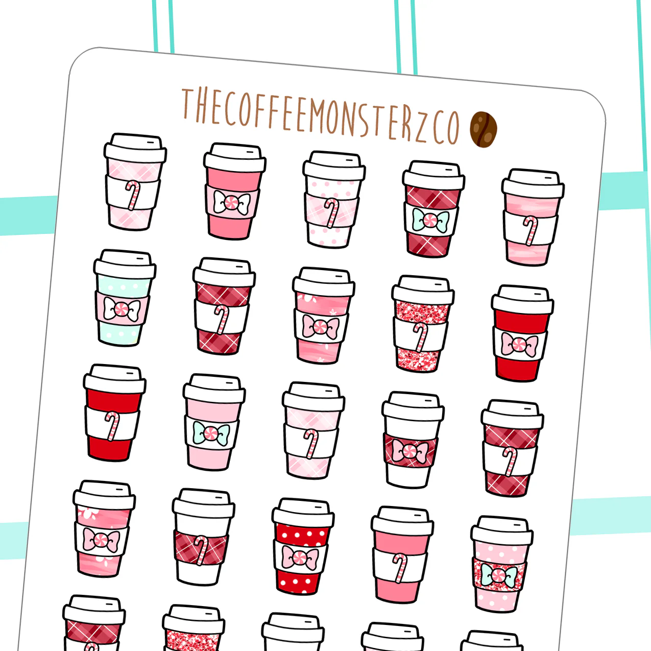 Holiday Red Coffee Cups (FINAL STOCK)