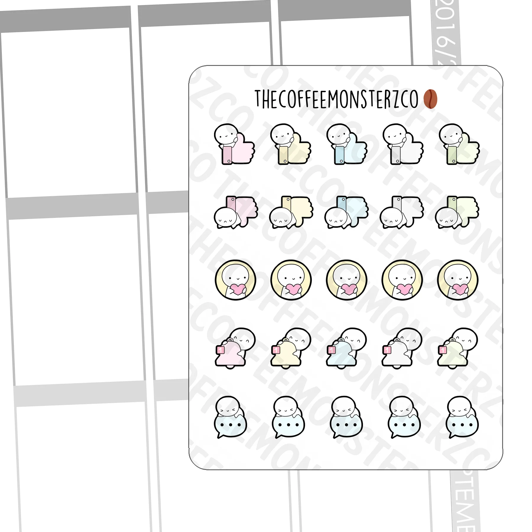 Social Media Notification Icons