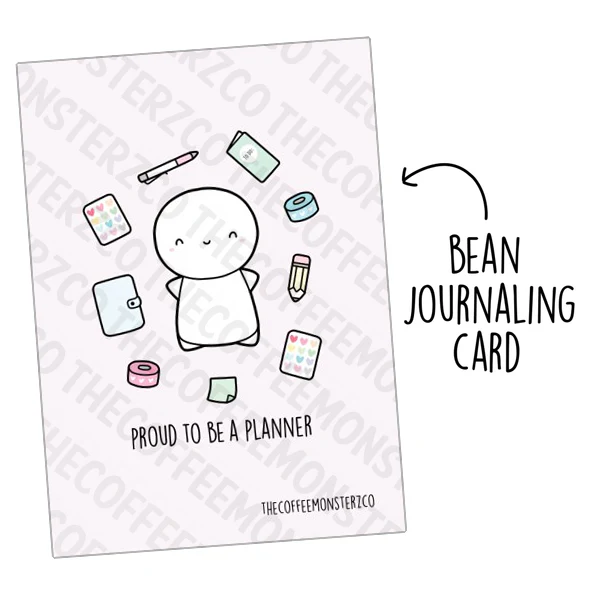 Proud to be a Planner (Bean Card)