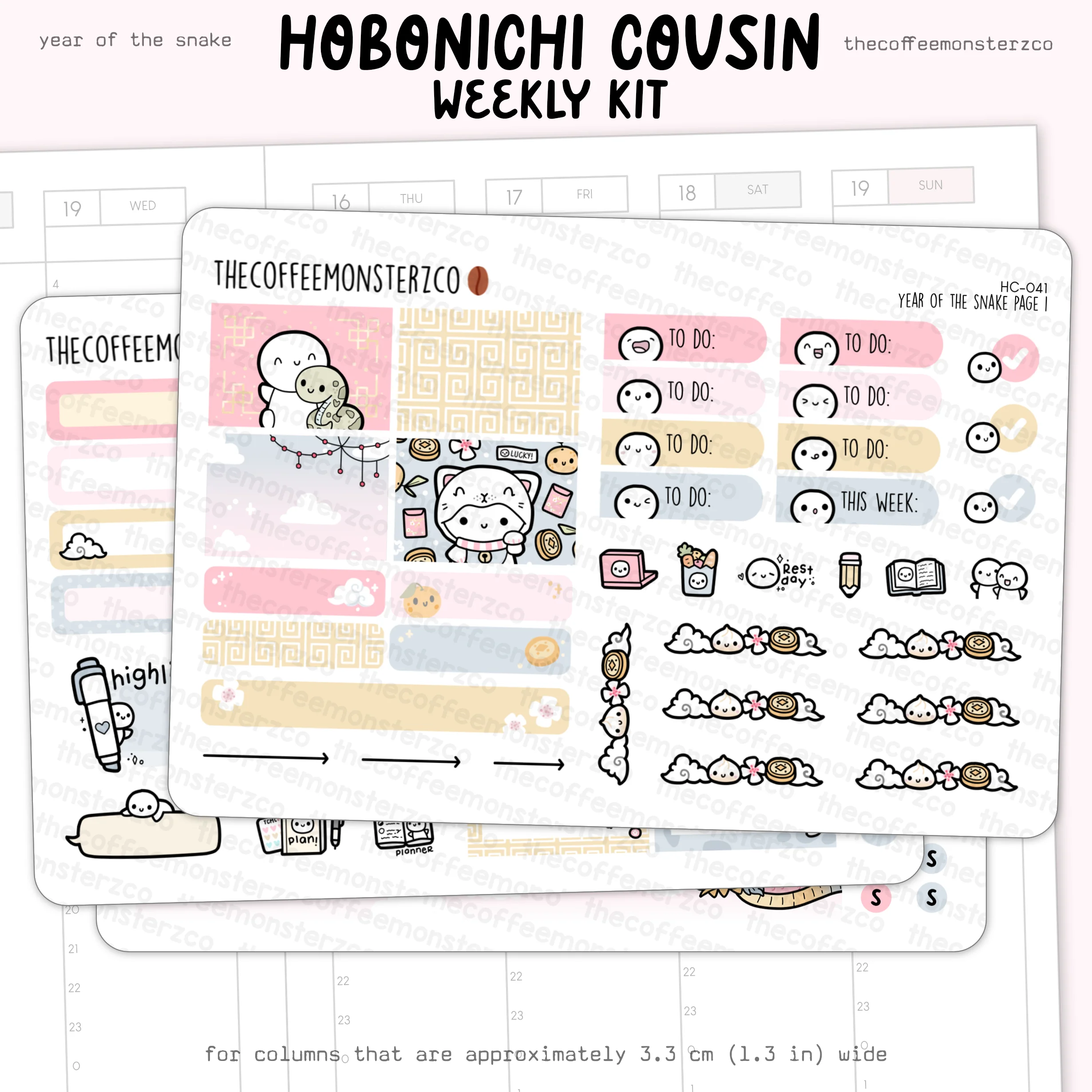 Year of the Snake - Hobonichi Cousin Kit
