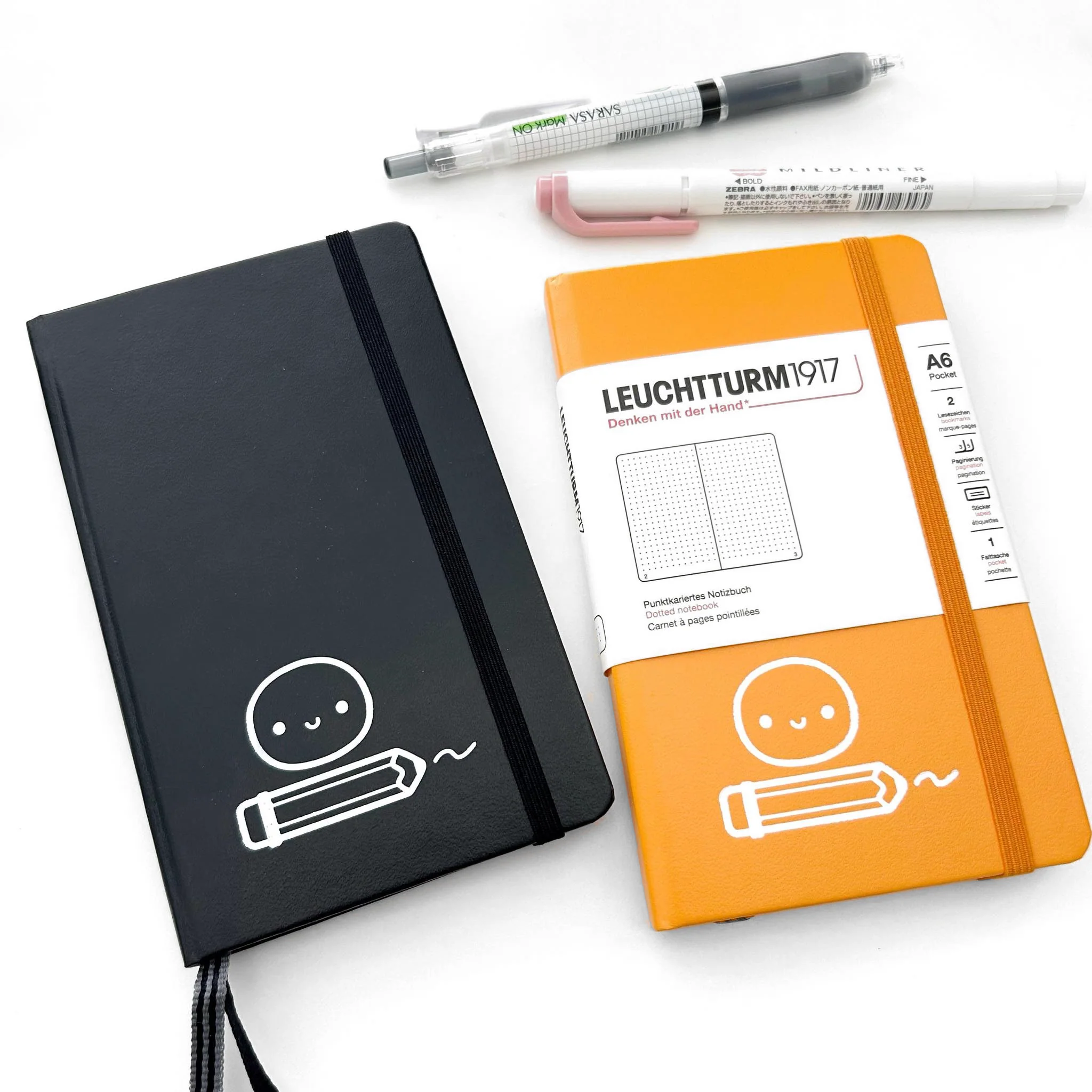 Emoti Leuchtturm1917 Pocket Notebook - Hardcover