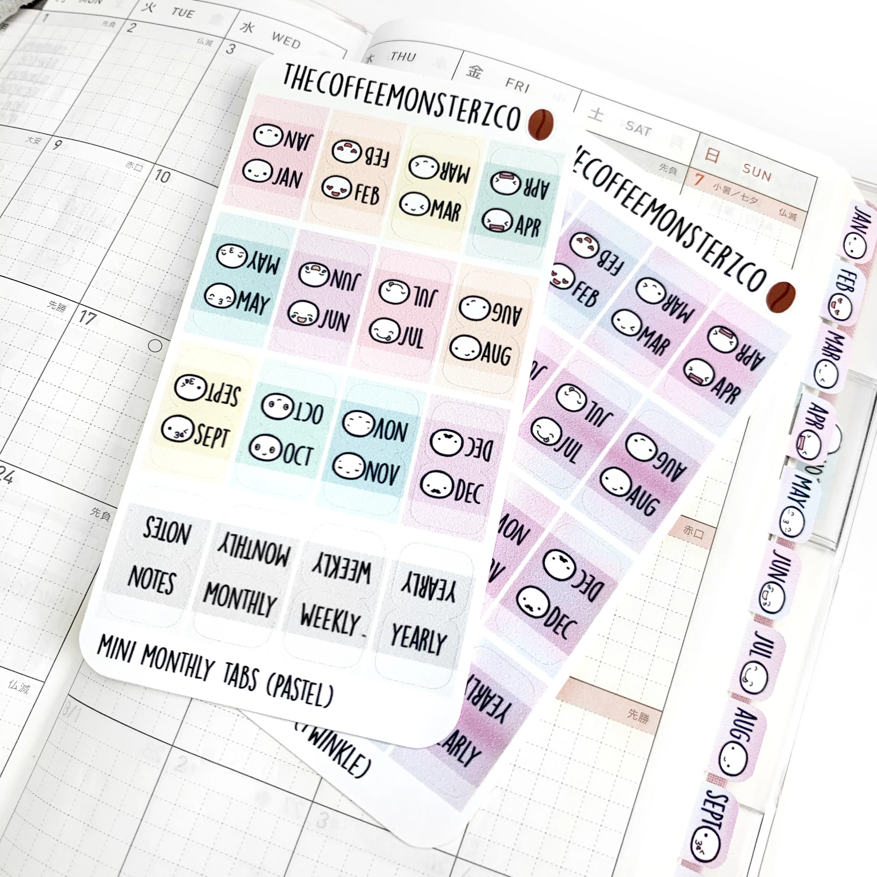Mini Hobonichi Tabs (FINAL STOCK)