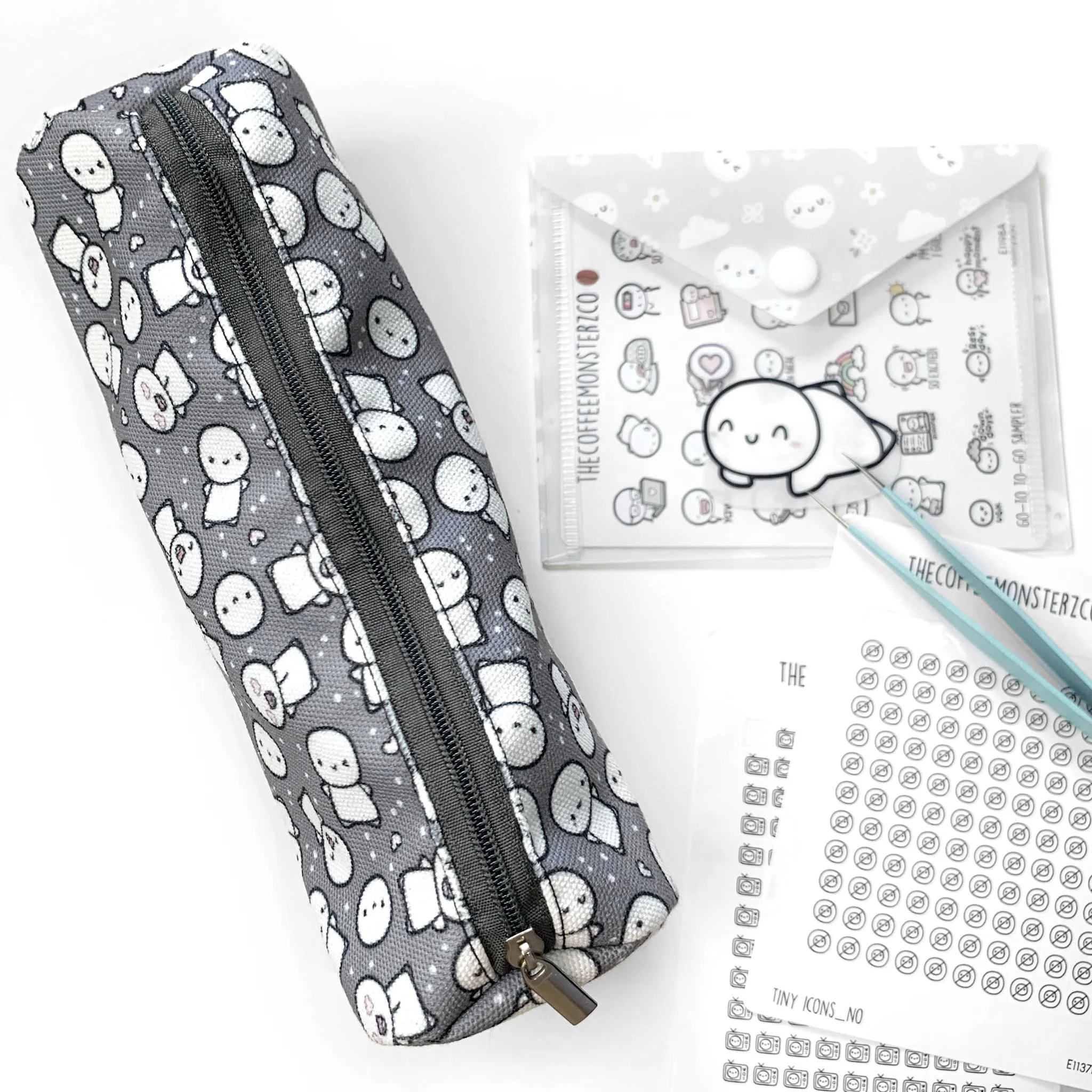 Bedrock - Cylinder Emoti Pencil Pouch (1 per customer)