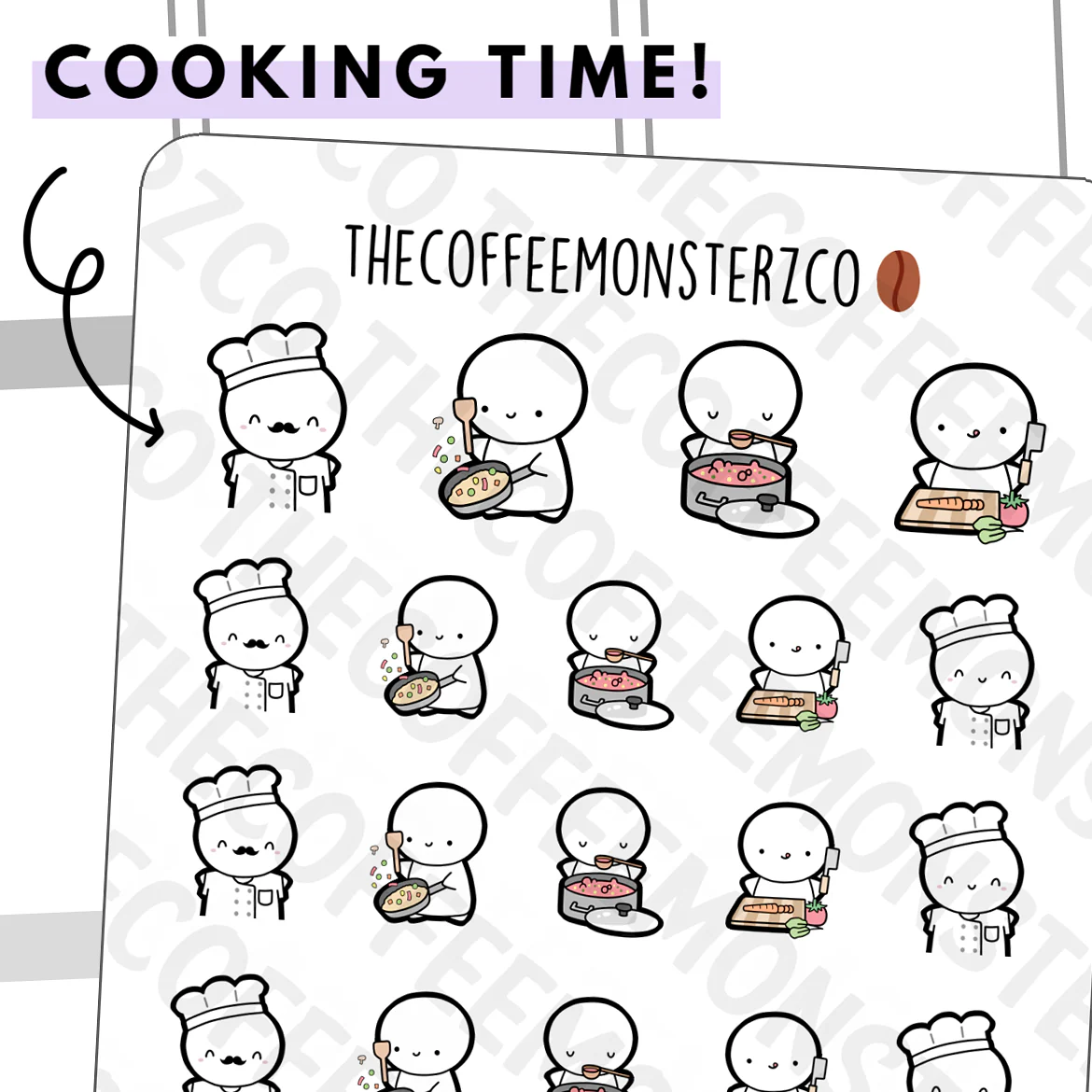 Cooking Emotis