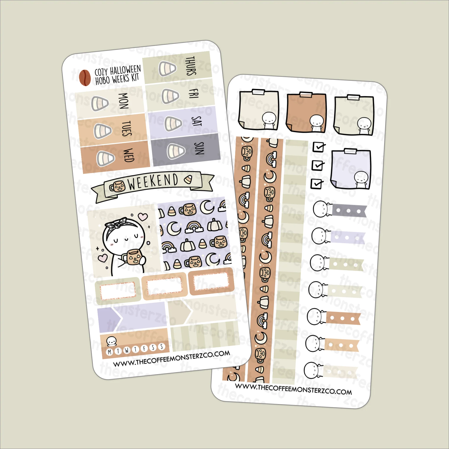 Cozy Halloween Hobonichi Weeks Kit