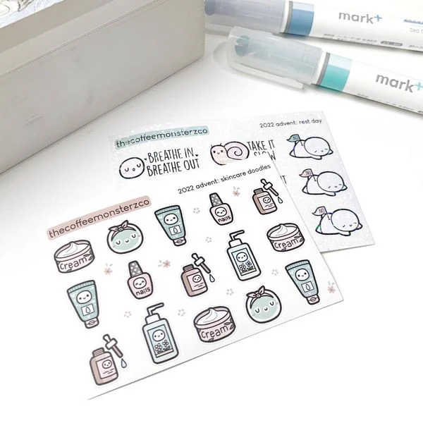 Self Care Mini Sticker Sheets Pack (1 per customer)