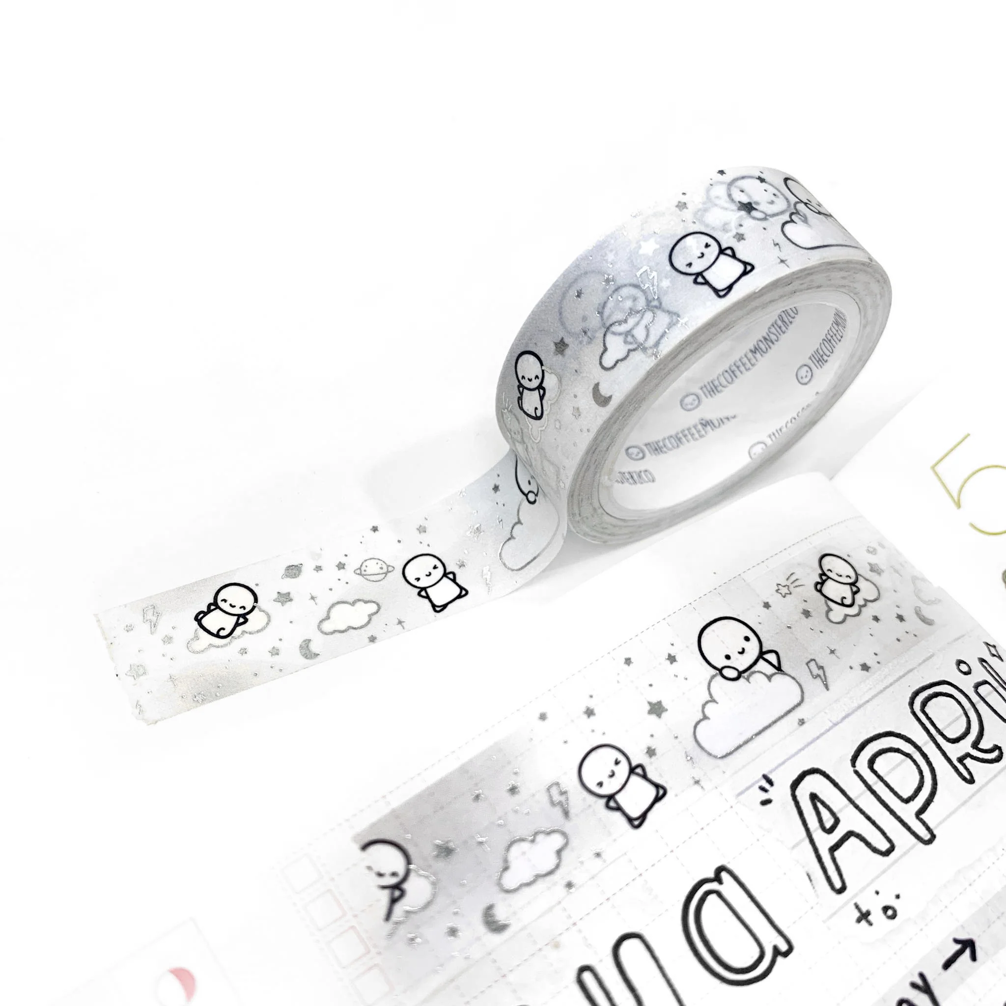 Subtle Storm Washi Tape - 15mm