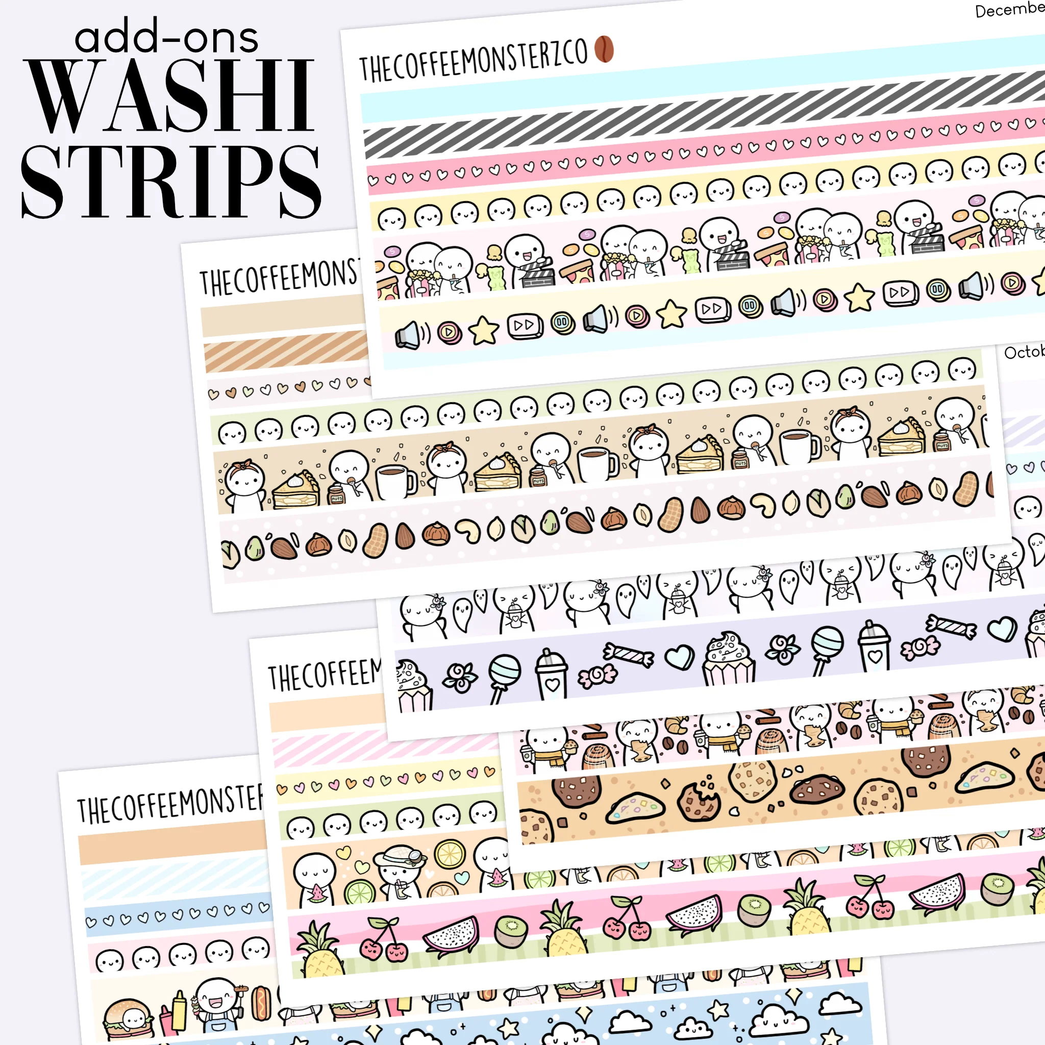 2023 Coordinating Add-ons - Washi Strips Part 2