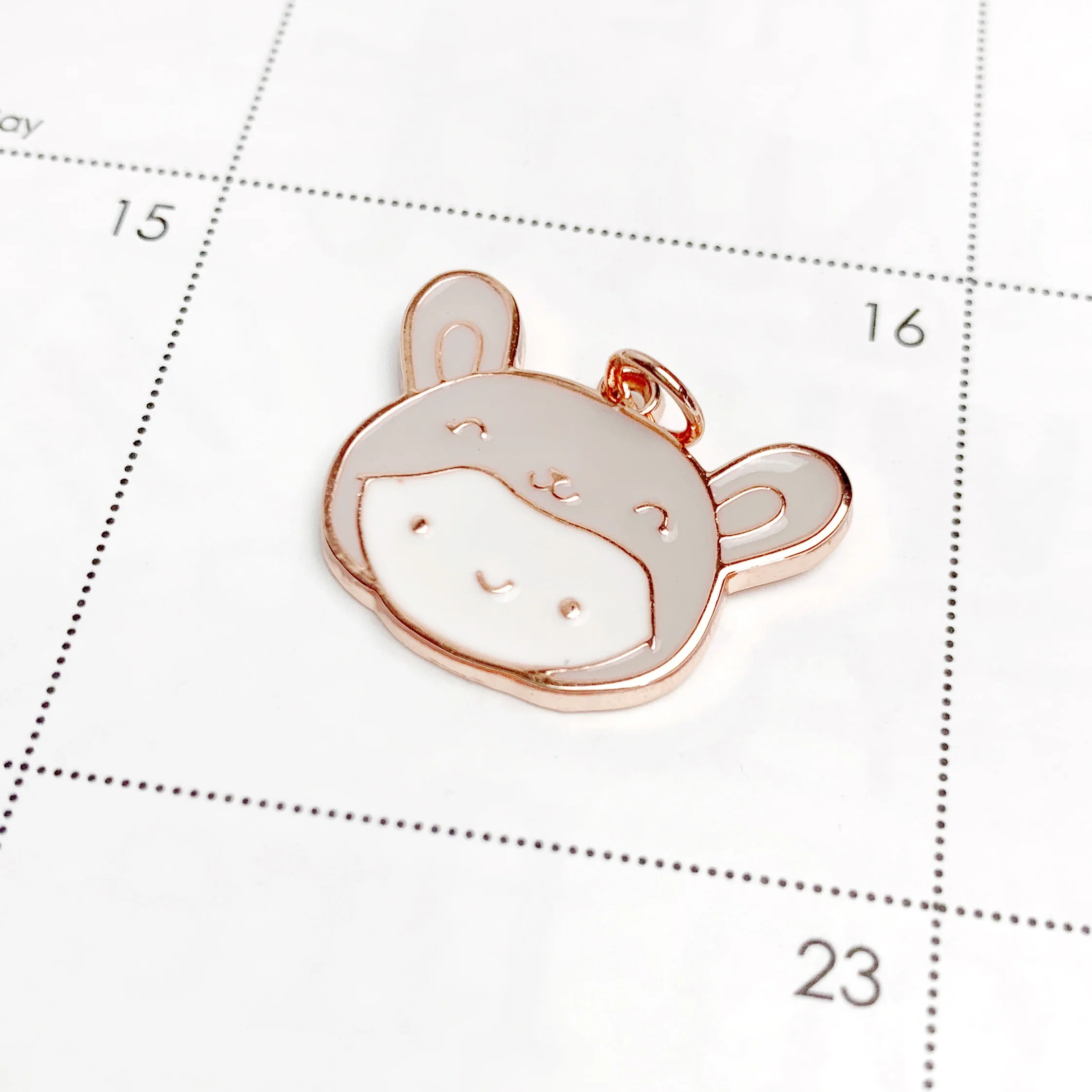 Bunny Onesie - Rose Gold Charm