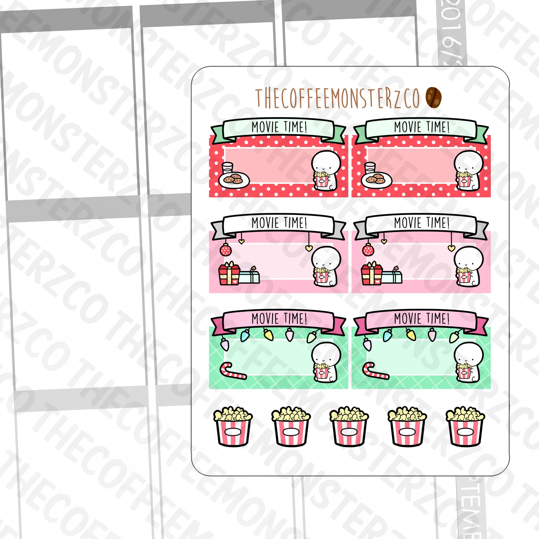 Christmas Emoti Movie Marquees (FINAL STOCK)