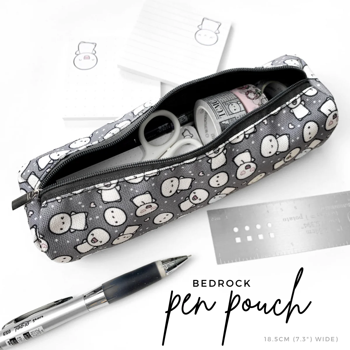 Bedrock - Cylinder Emoti Pencil Pouch (1 per customer)