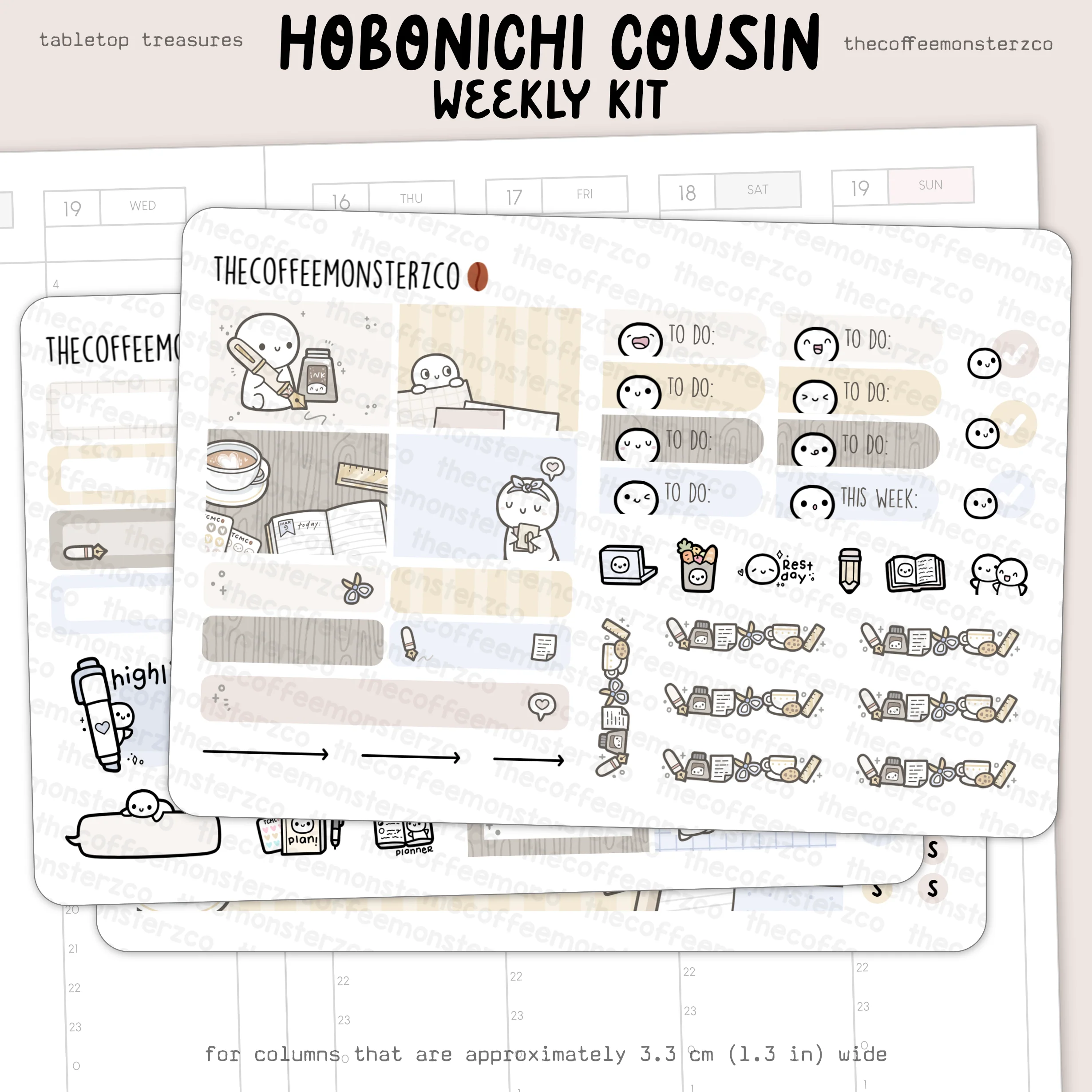 Tabletop Treasures - Hobonichi Cousin Kit