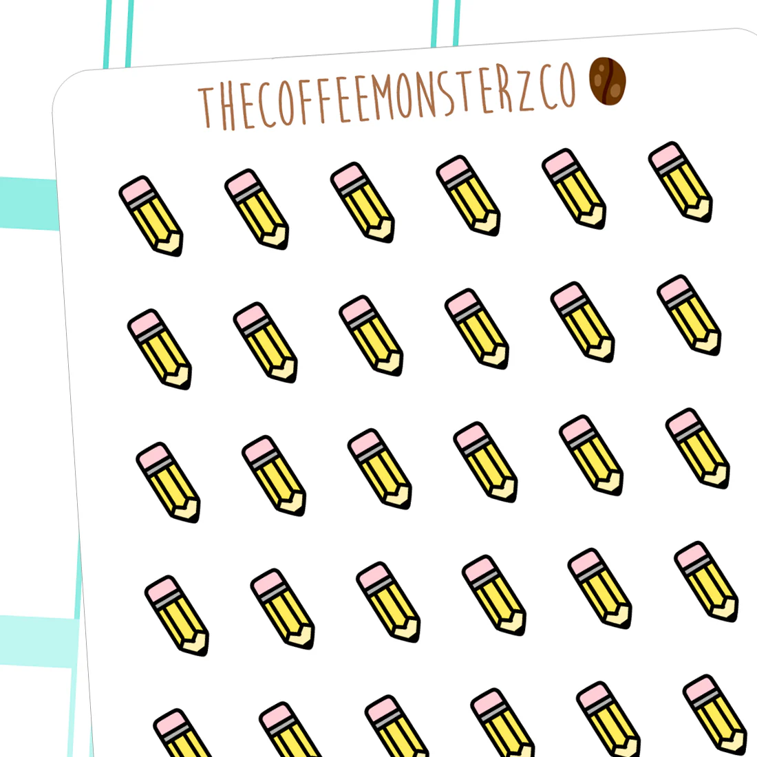 Mini Pencils - Yellow (FINAL STOCK)