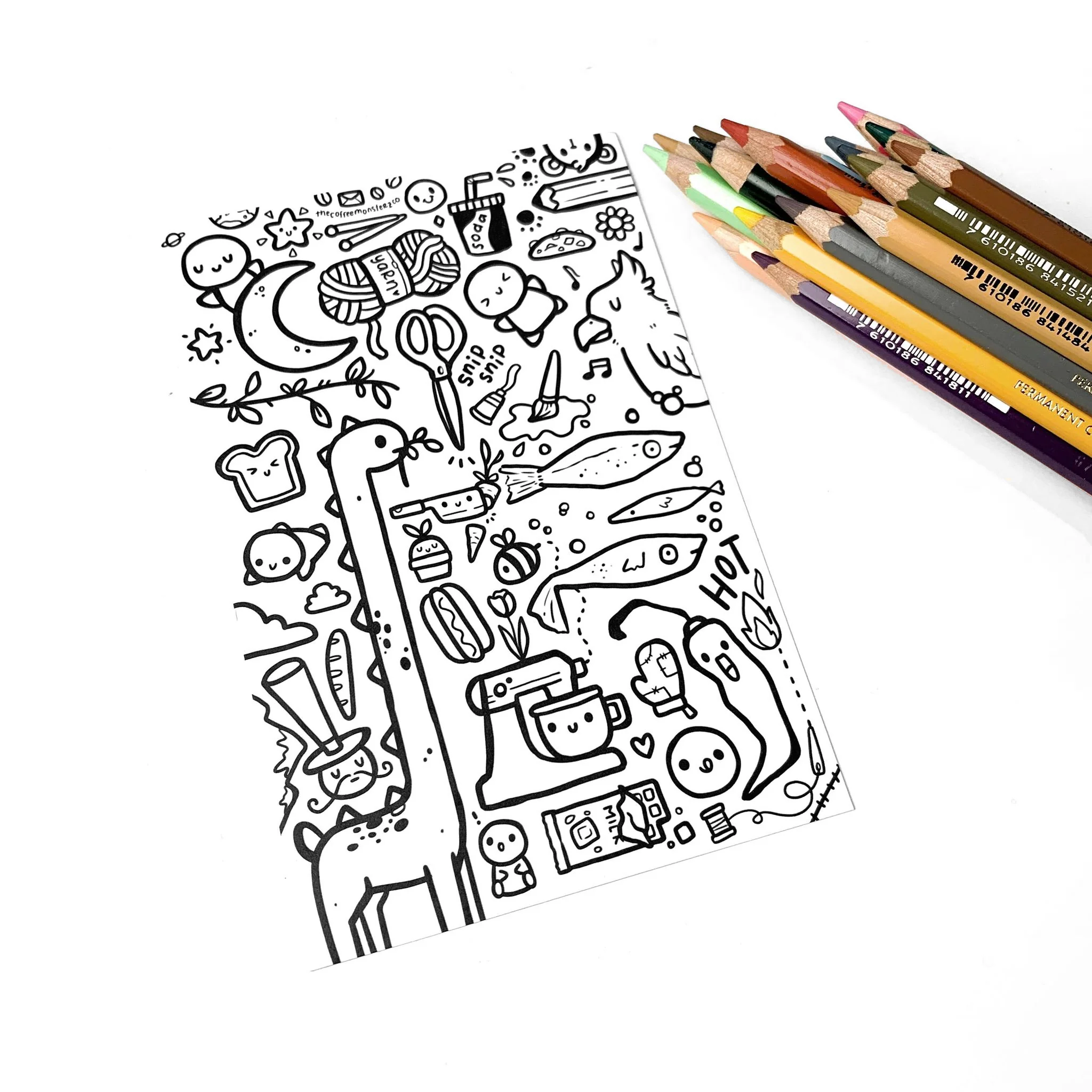 Colouring Card