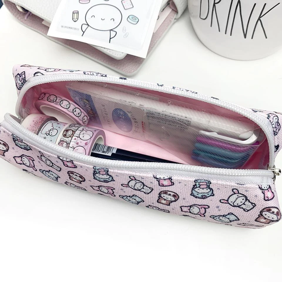 Powder Pink - Emoti Pencil Pouch