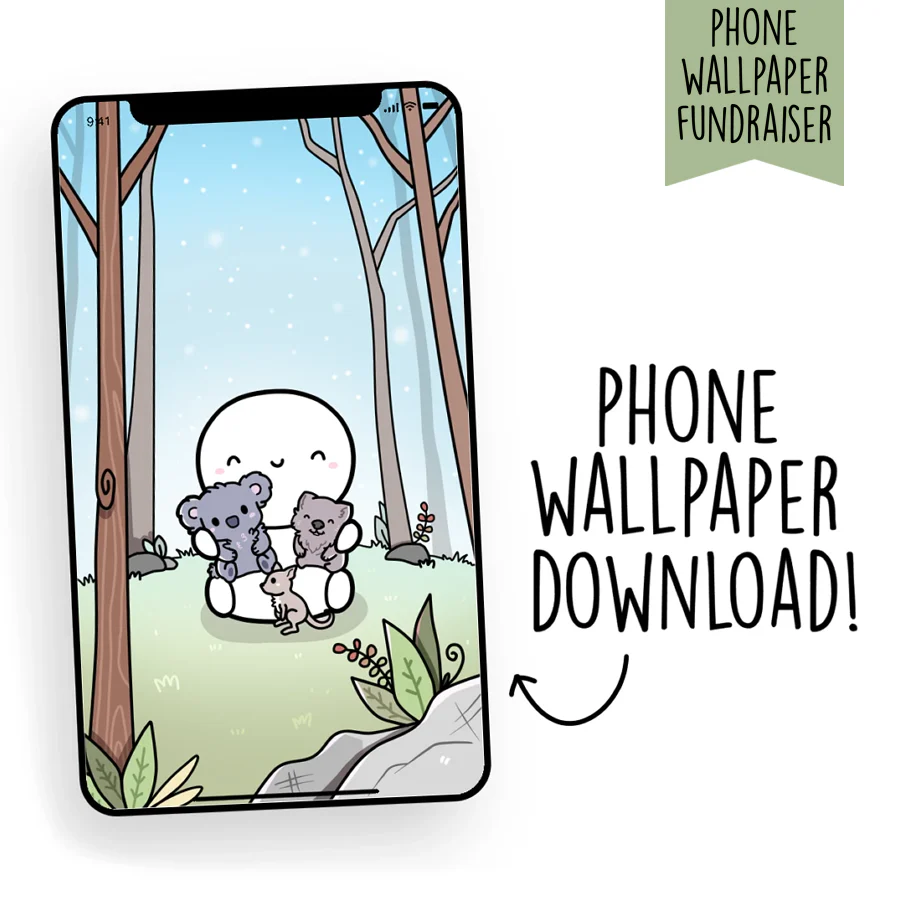 Let's Help Our Mates! Phone Wallpaper - All Proceeds Donated to WIRES