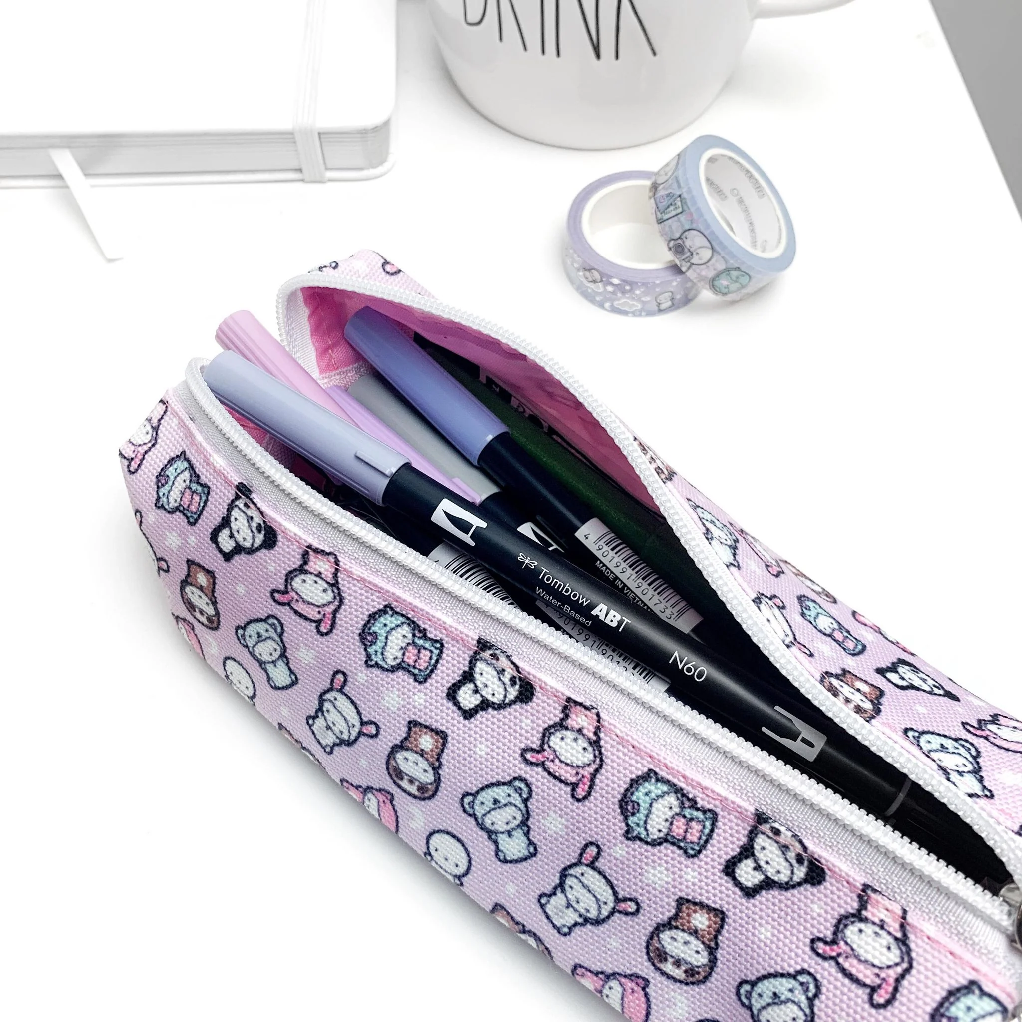 Purple Animal - Emoti Pencil Pouch