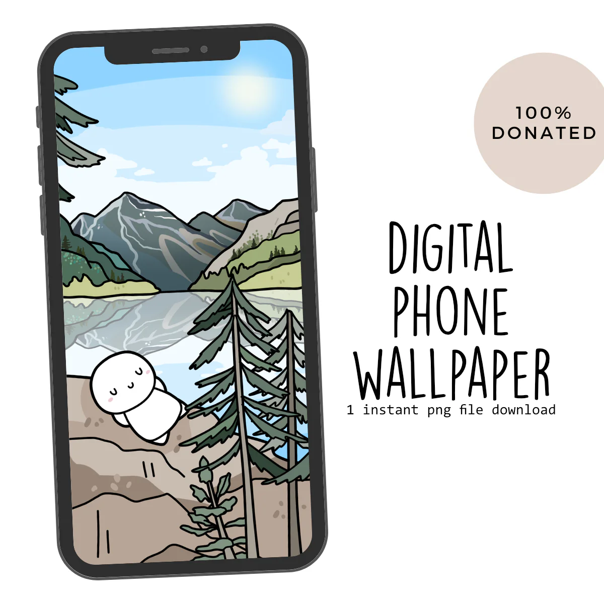 Canadian Wildfires Phone Wallpaper - 100% Proceeds Donated