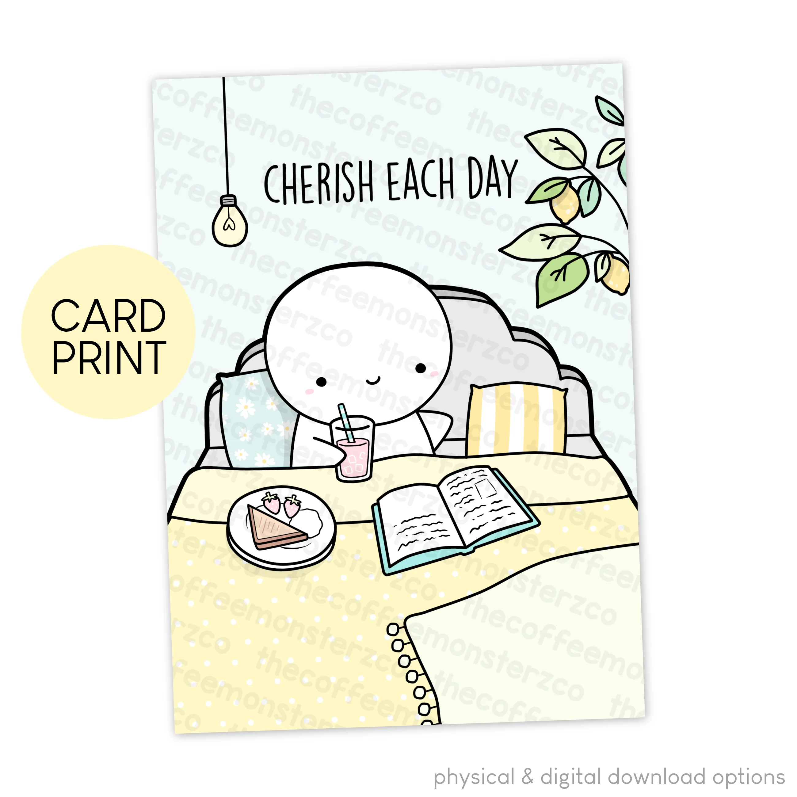 Cherish Each Day - Card Print