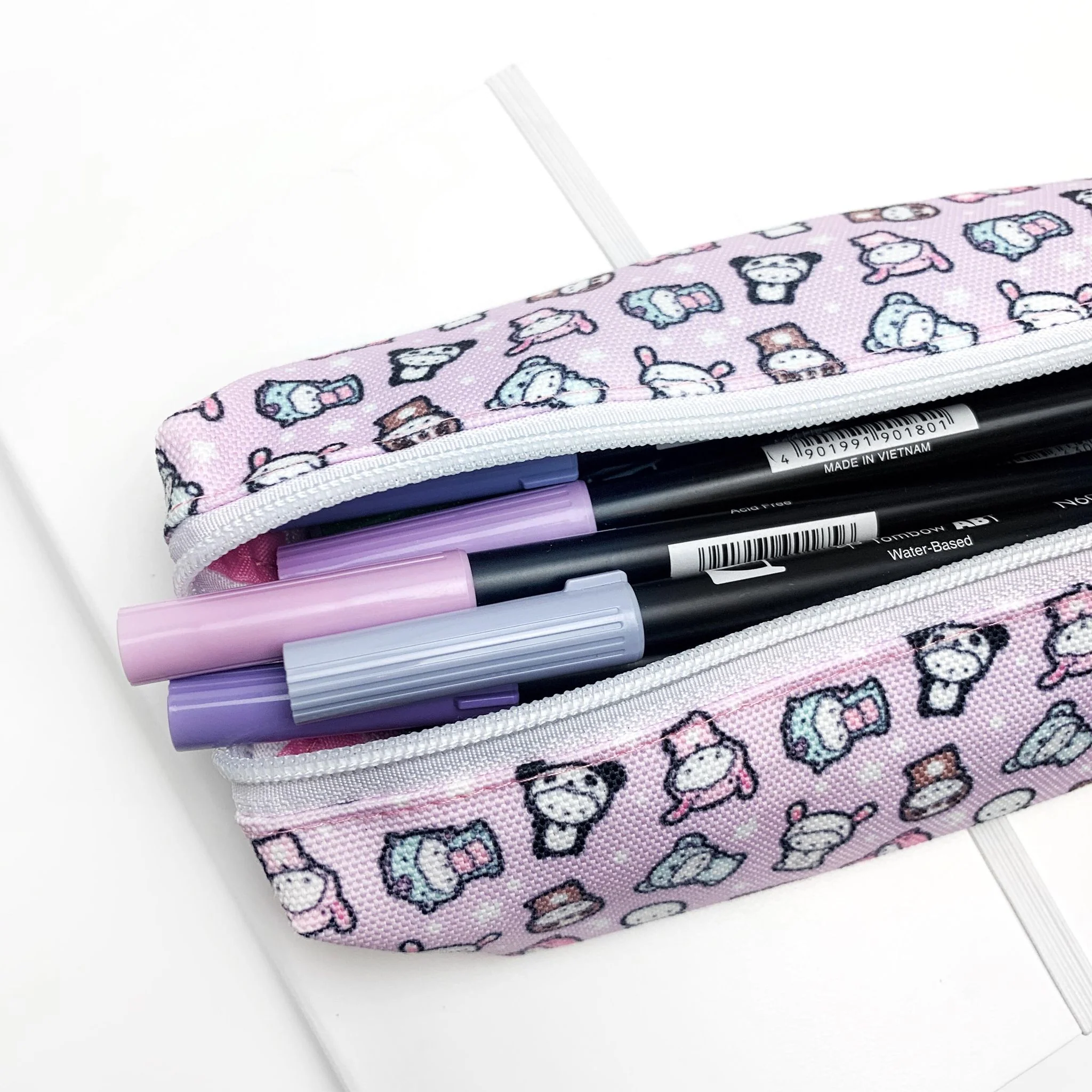 Purple Animal - Emoti Pencil Pouch