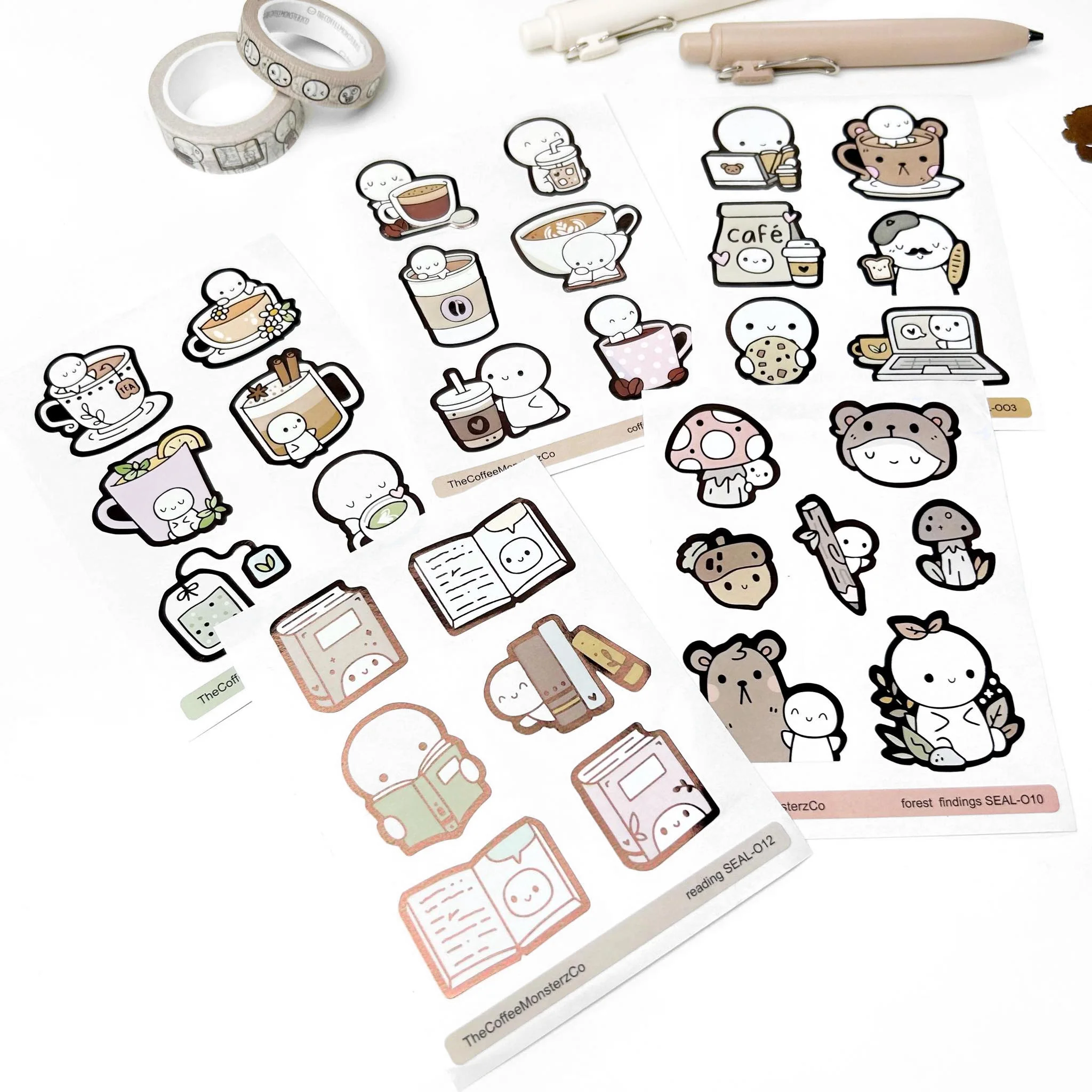 Reading - Sticker Seals