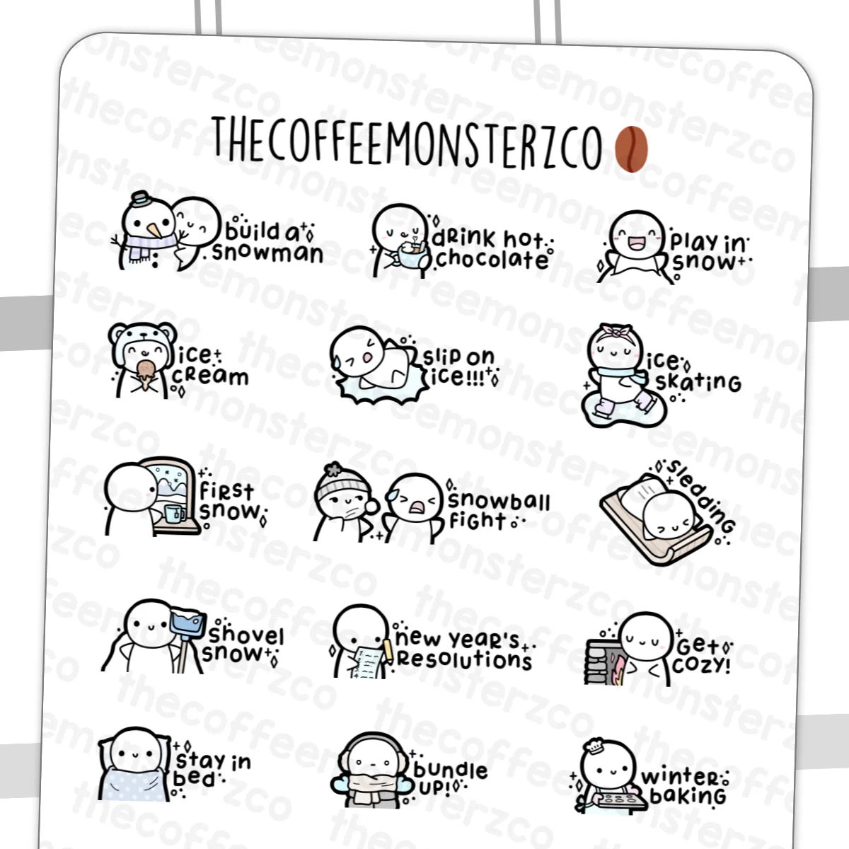 Winter Emoti Activities